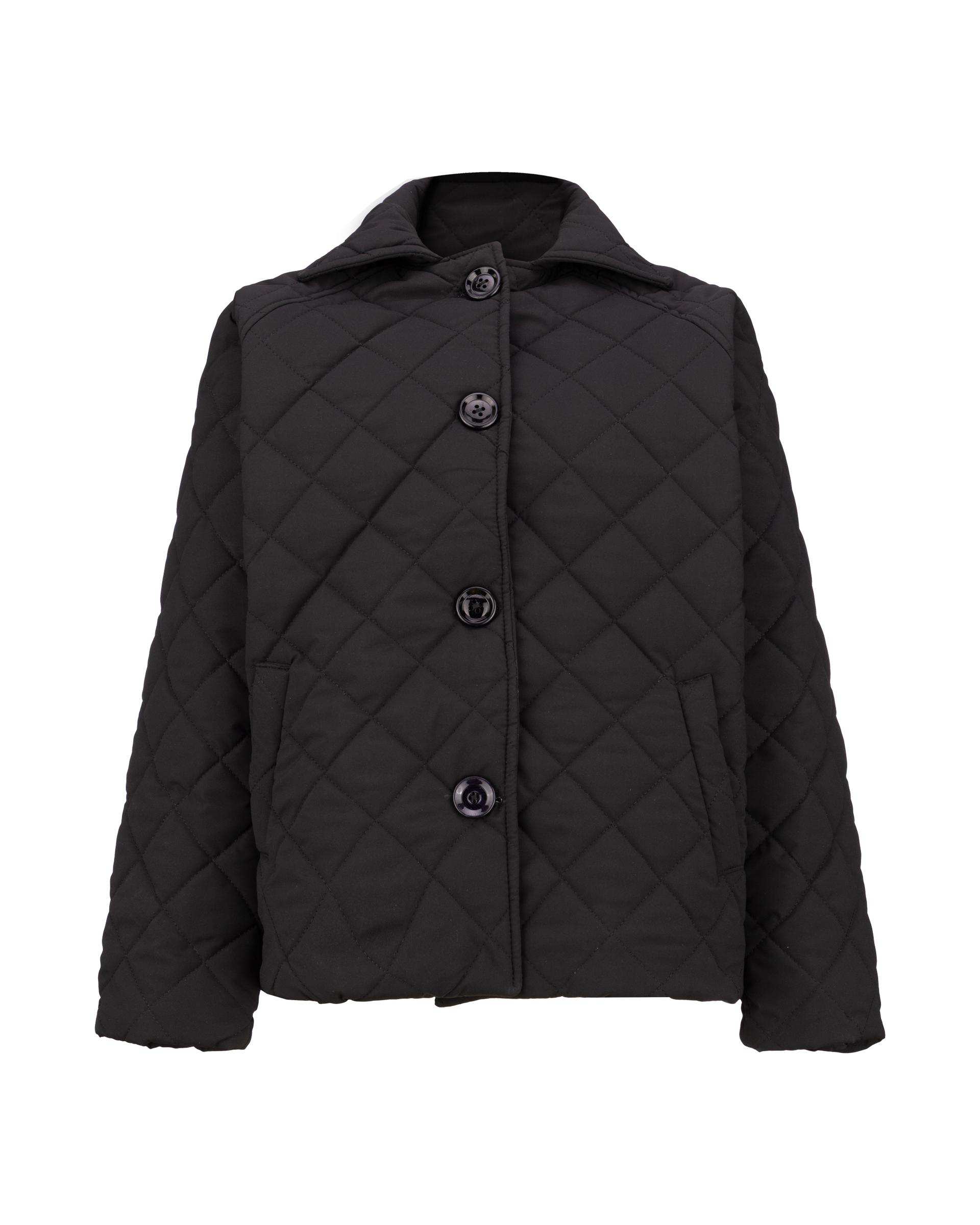 کاپشن زنانه مشکی مدل فریهام السانا Elsana کد 2425