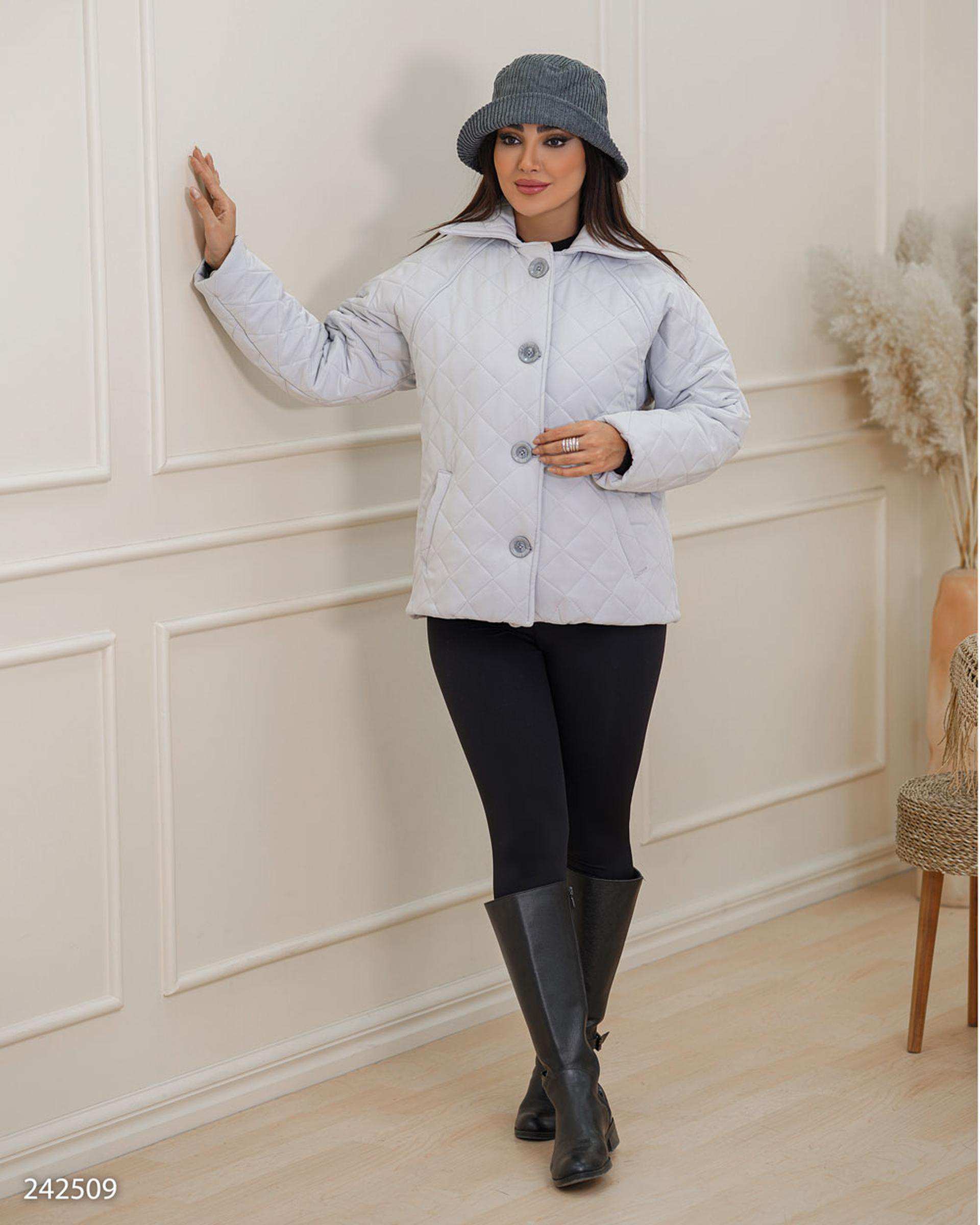 کاپشن زنانه شیری مدل فریهام السانا Elsana کد 2425