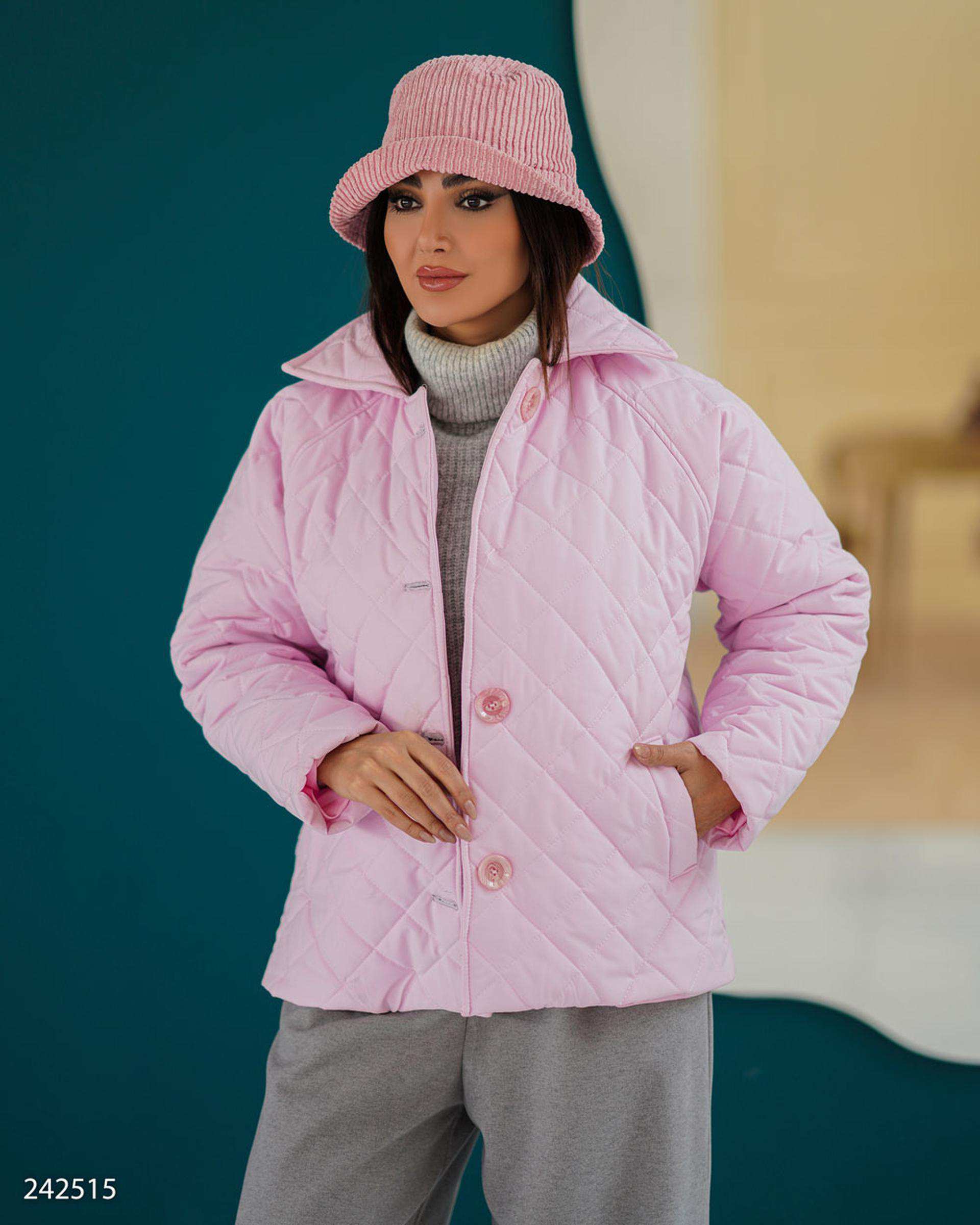 کاپشن زنانه صورتی مدل فریهام السانا Elsana کد 2425