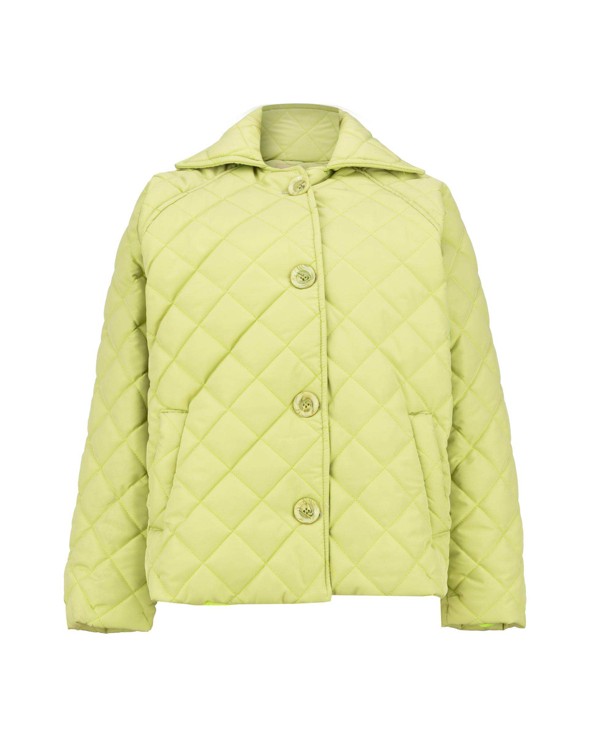 کاپشن زنانه سبز فسفری مدل فریهام السانا Elsana کد 2425