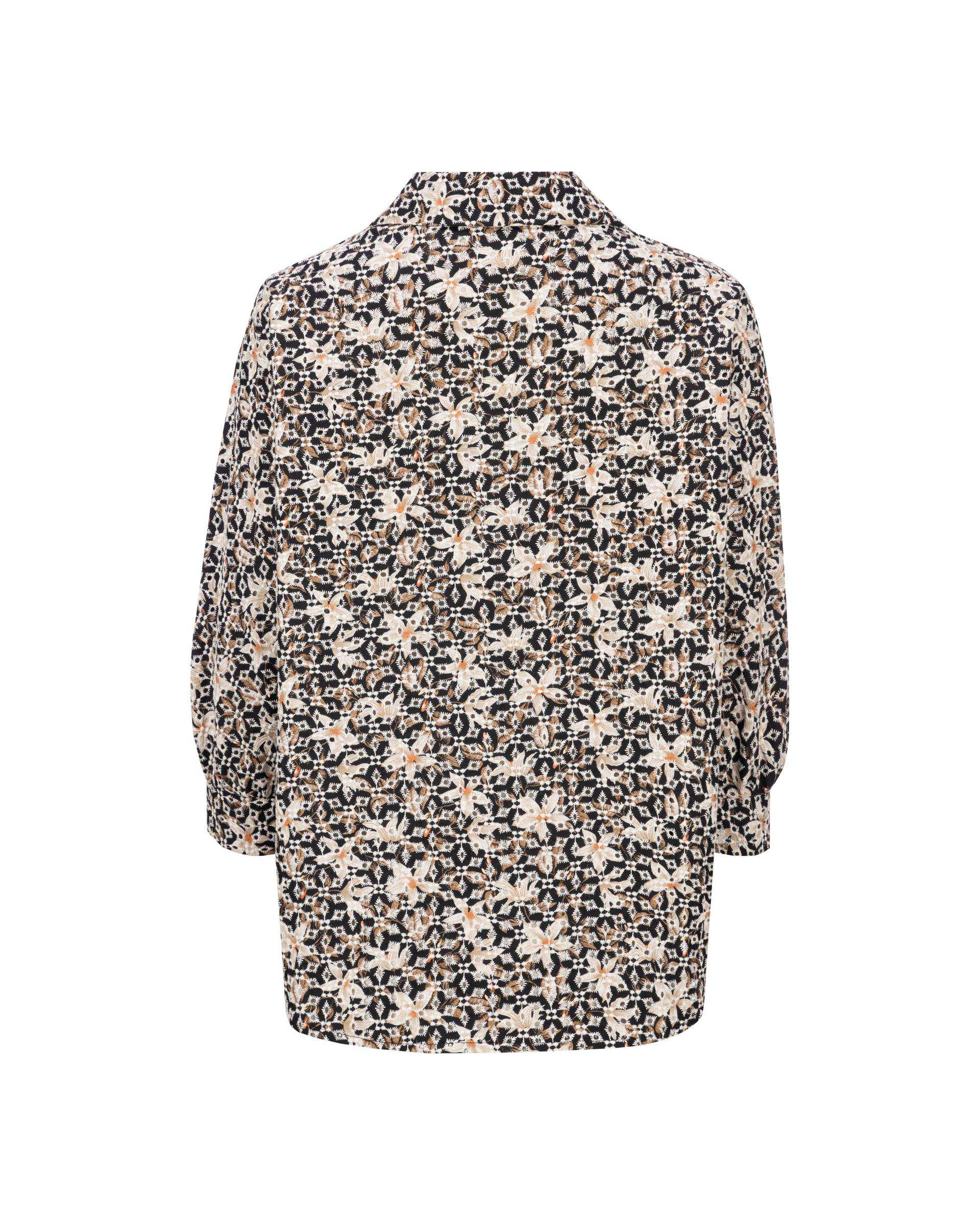 شومیز زنانه خامه دوزی مشکی مدل آوانا السانا Elsana کد 2427