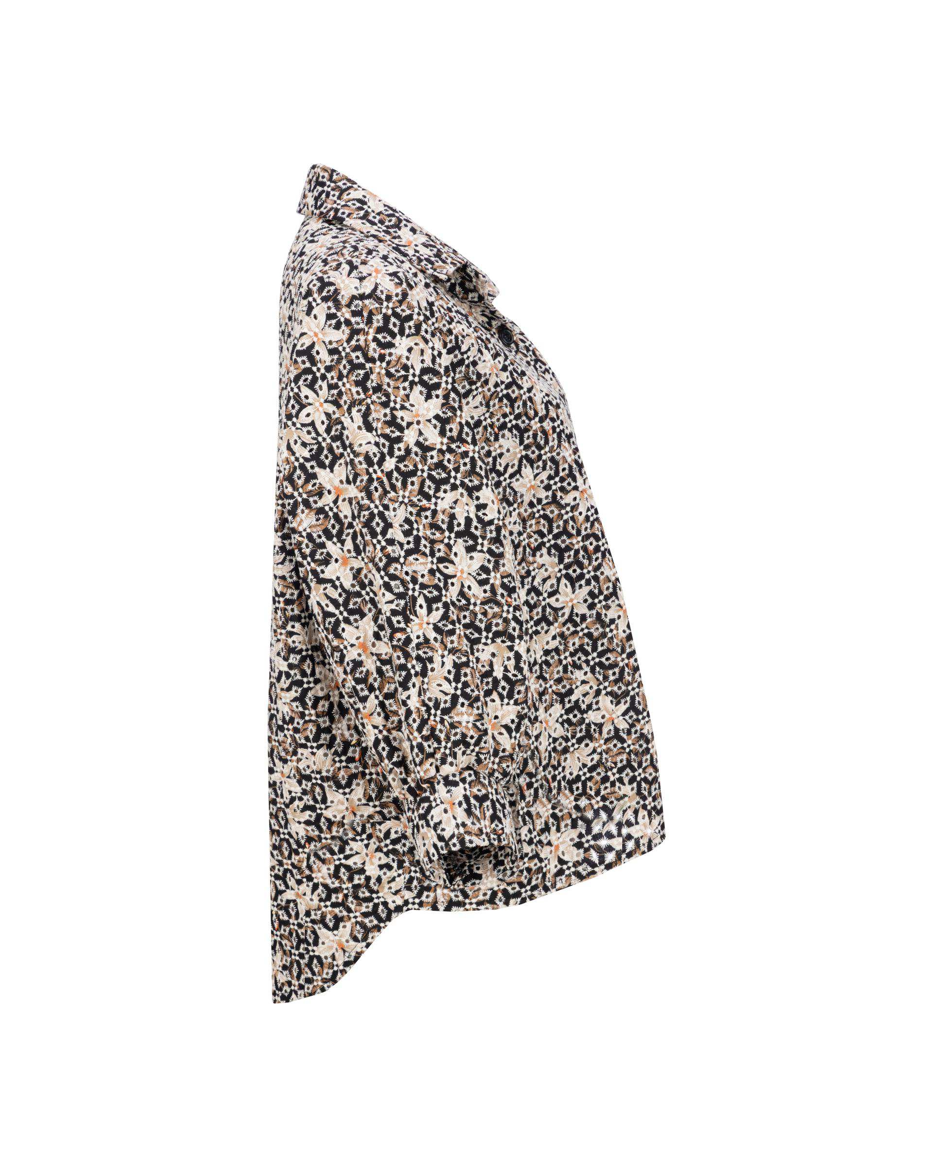 شومیز زنانه خامه دوزی مشکی مدل آوانا السانا Elsana کد 2427