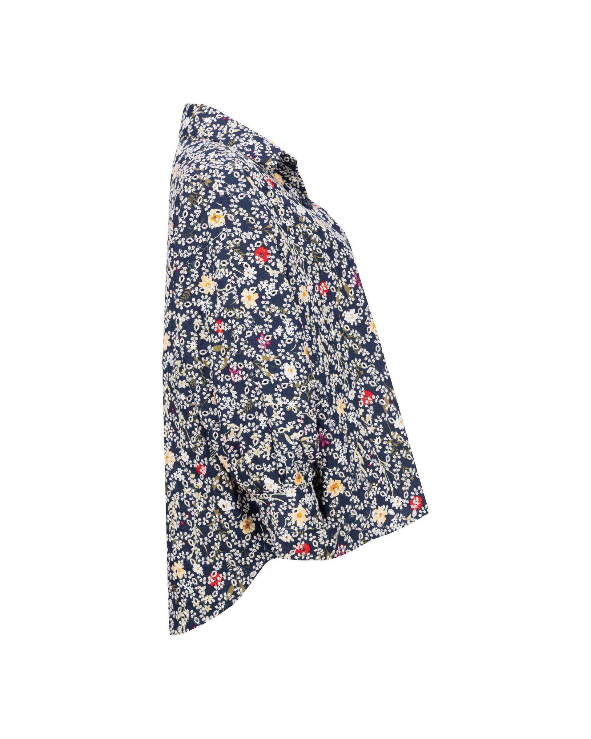 شومیز زنانه خامه دوزی سرمه ای مدل آوانا السانا Elsana کد 2427