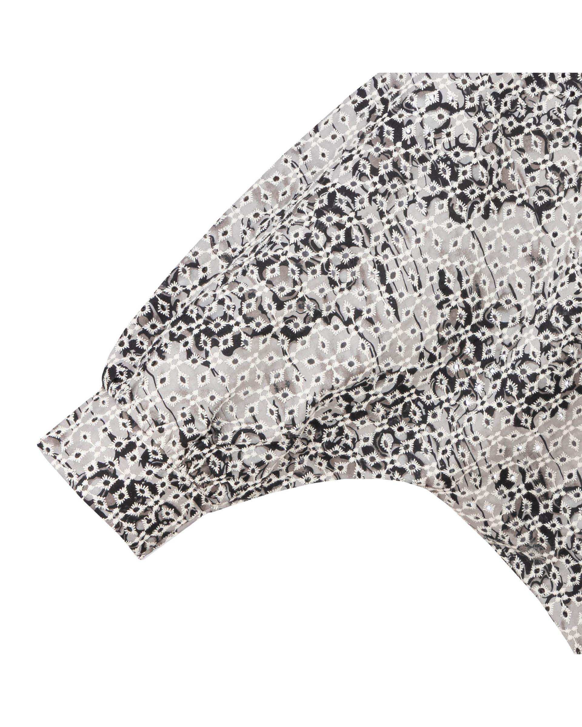 شومیز زنانه خامه دوزی فیلی مدل آوانا السانا Elsana کد 2427