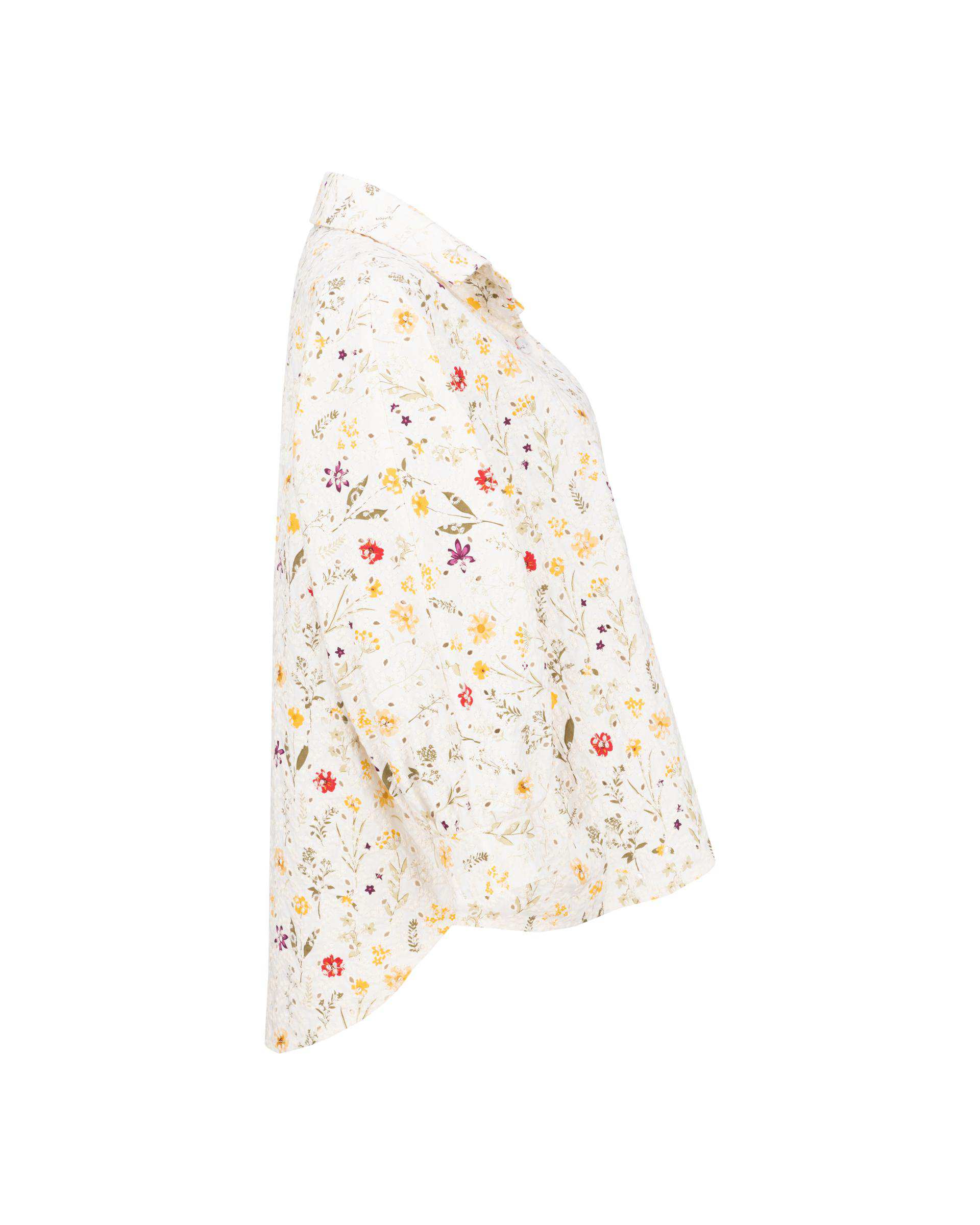 شومیز زنانه خامه دوزی سفید مدل آوانا السانا Elsana کد 2427