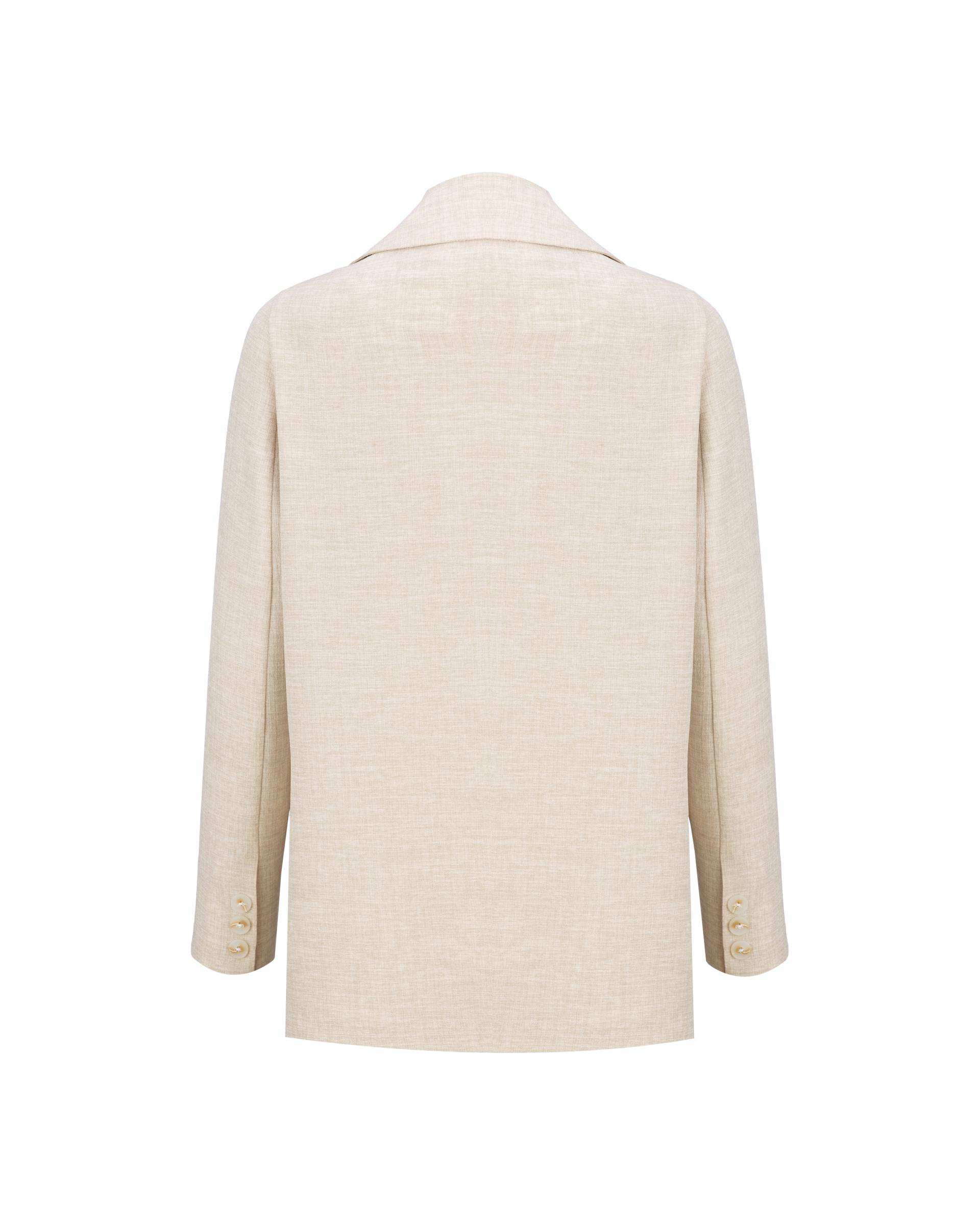 کت زنانه کرم مدل پرنیکا السانا Elsana کد 2430