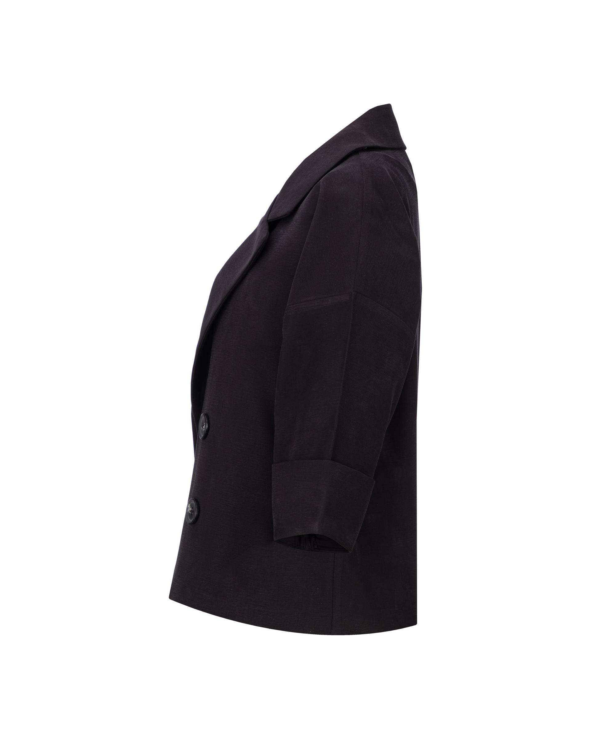 کت کراپ زنانه مشکی مدل نور السانا Elsana کد 2431