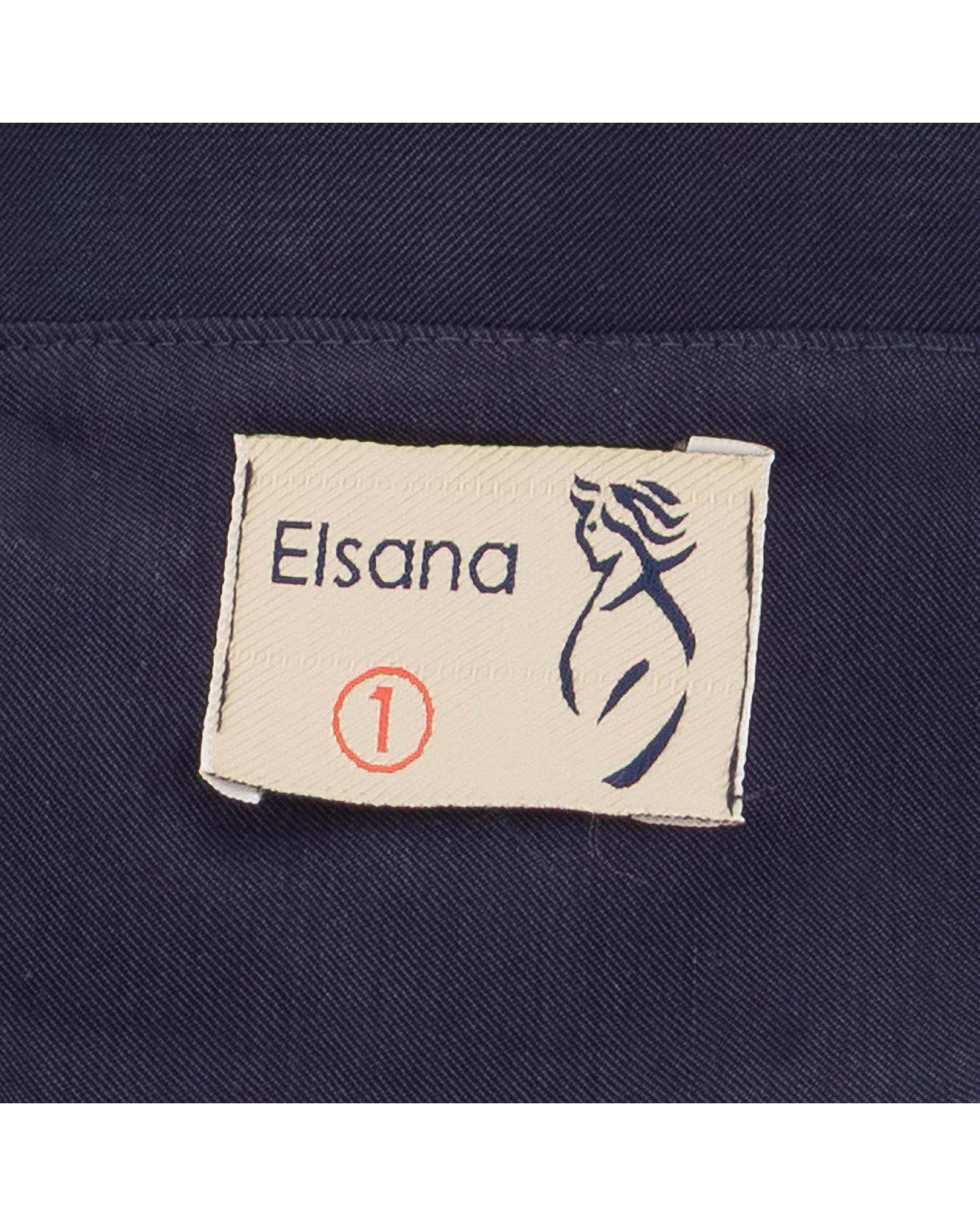 کت کراپ زنانه سرمه ای مدل نور السانا Elsana کد 2431