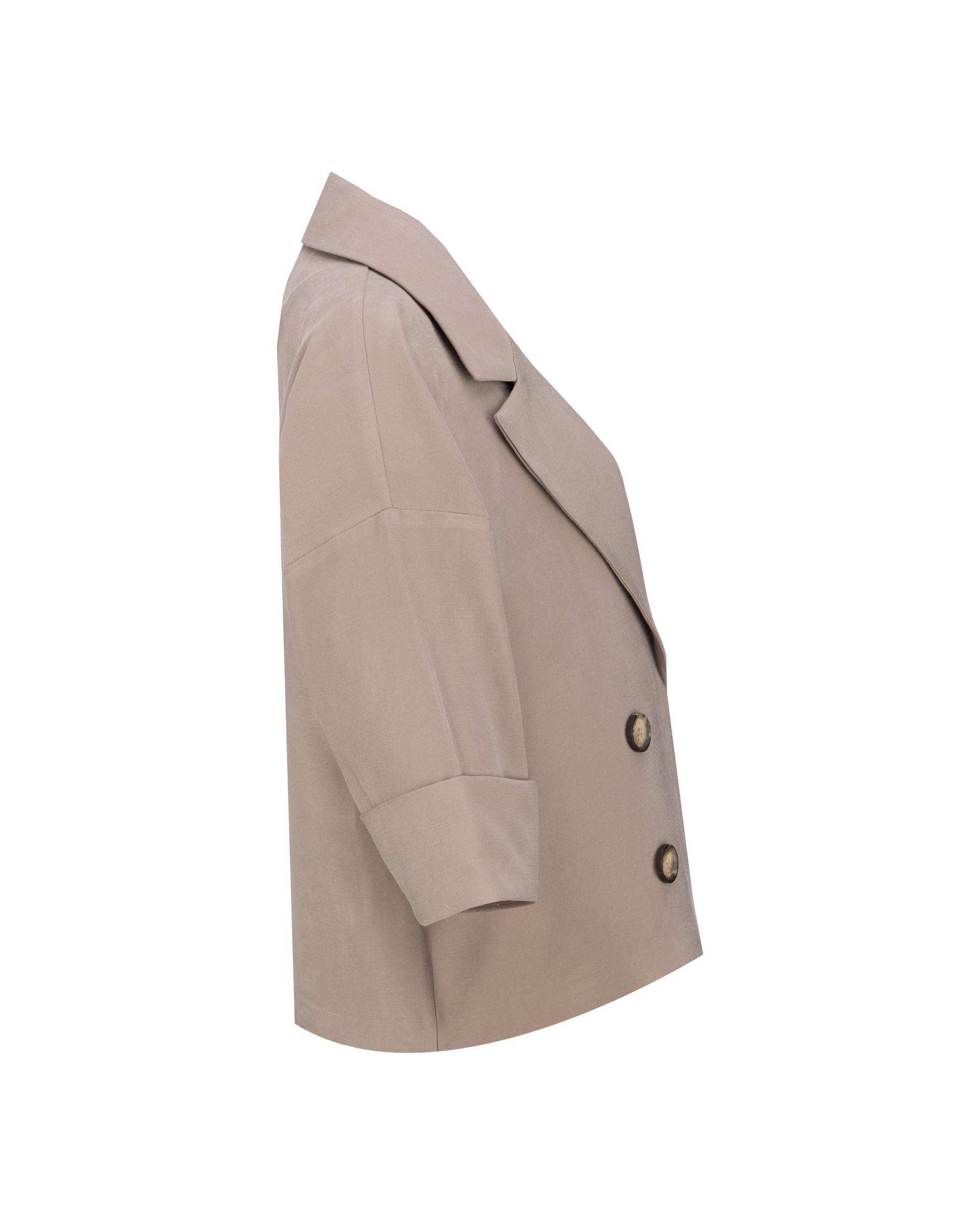 کت کراپ زنانه شکلاتی مدل نور السانا Elsana کد 2431