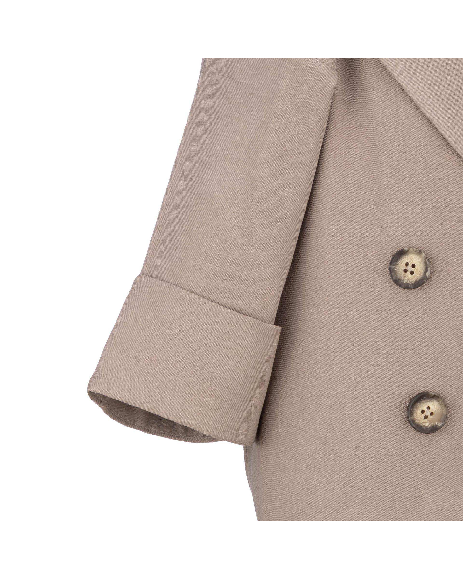 کت کراپ زنانه شکلاتی مدل نور السانا Elsana کد 2431