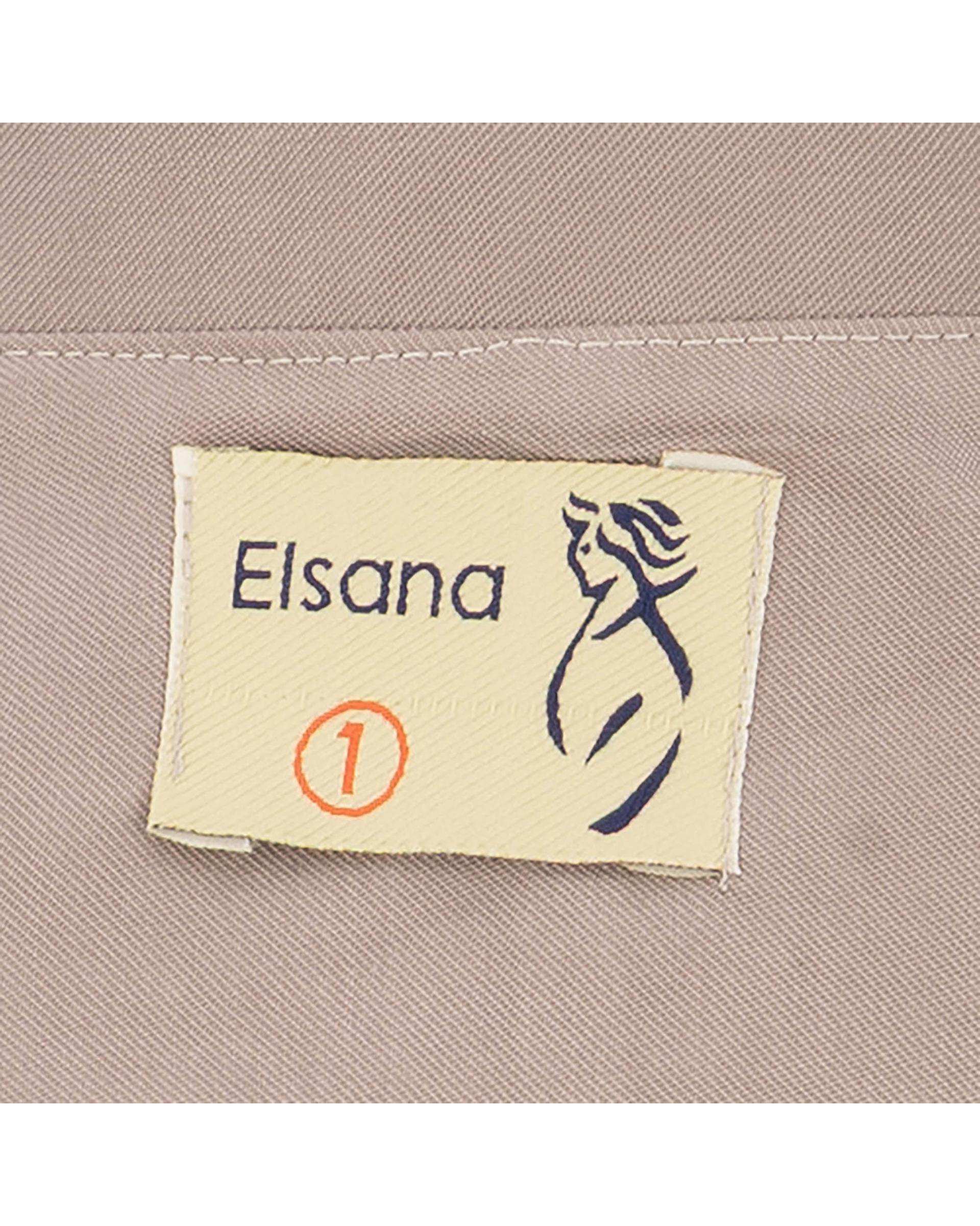 کت کراپ زنانه شکلاتی مدل نور السانا Elsana کد 2431