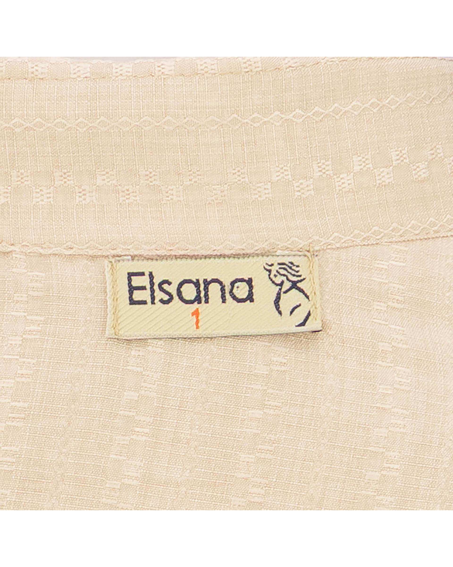 مانتو زنانه کرم مدل ناوک السانا Elsana کد 2434