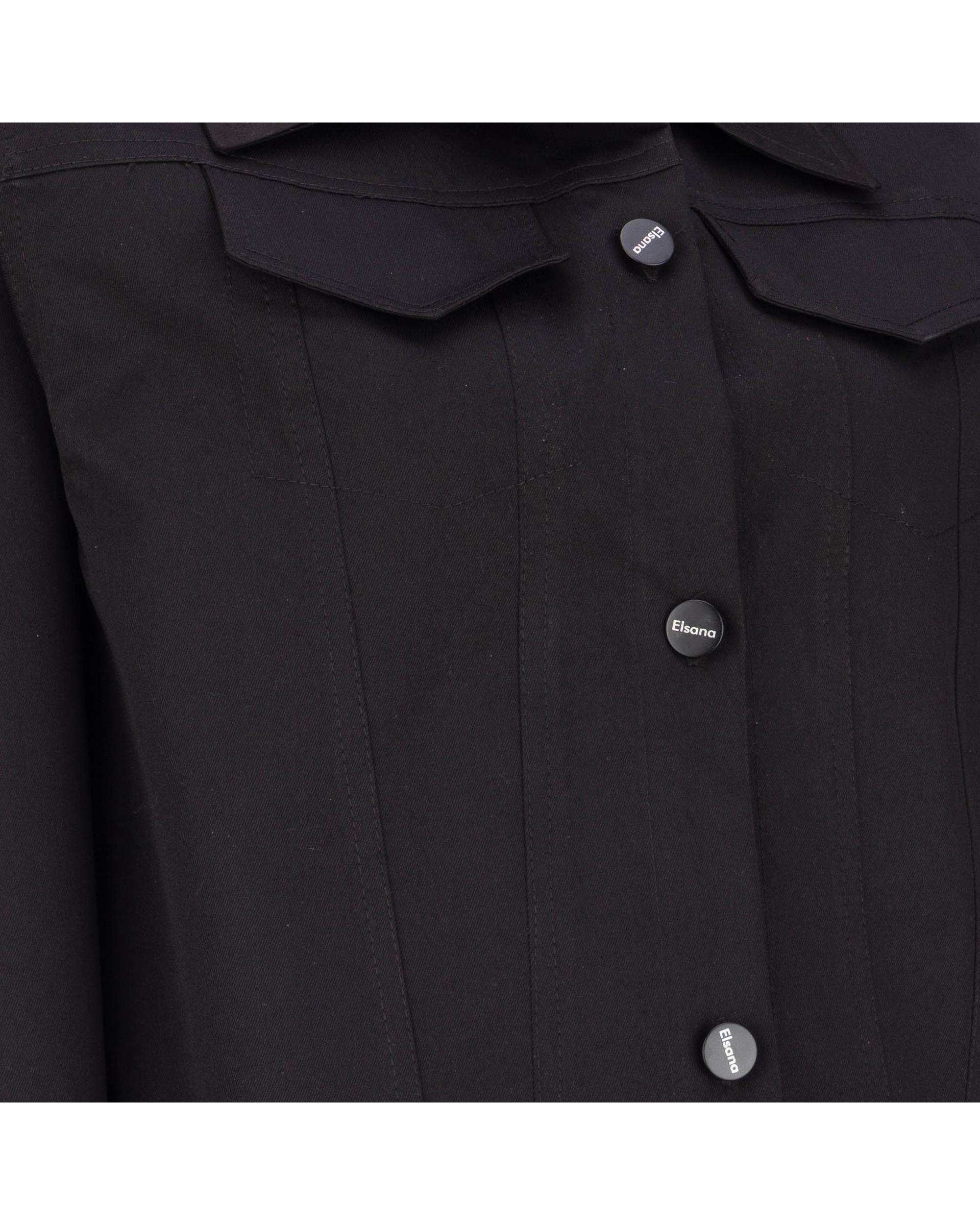 کت کراپ زنانه مشکی مدل آدوین السانا Elsana کد 2435