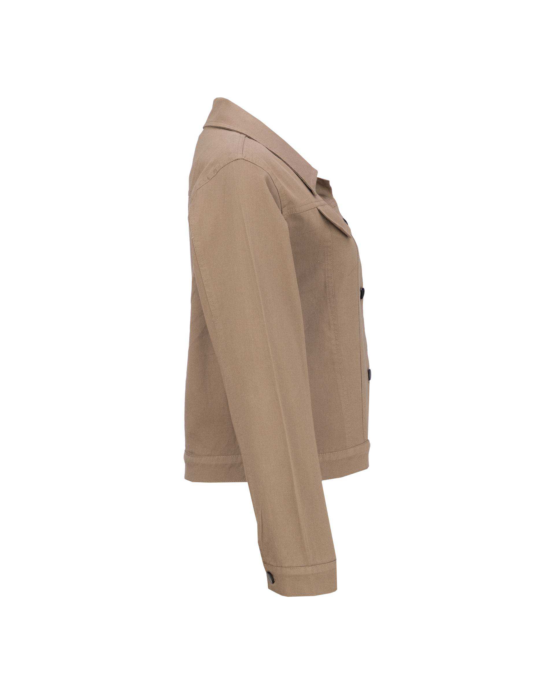 کت کراپ زنانه شکلاتی مدل آدوین السانا Elsana کد 2435