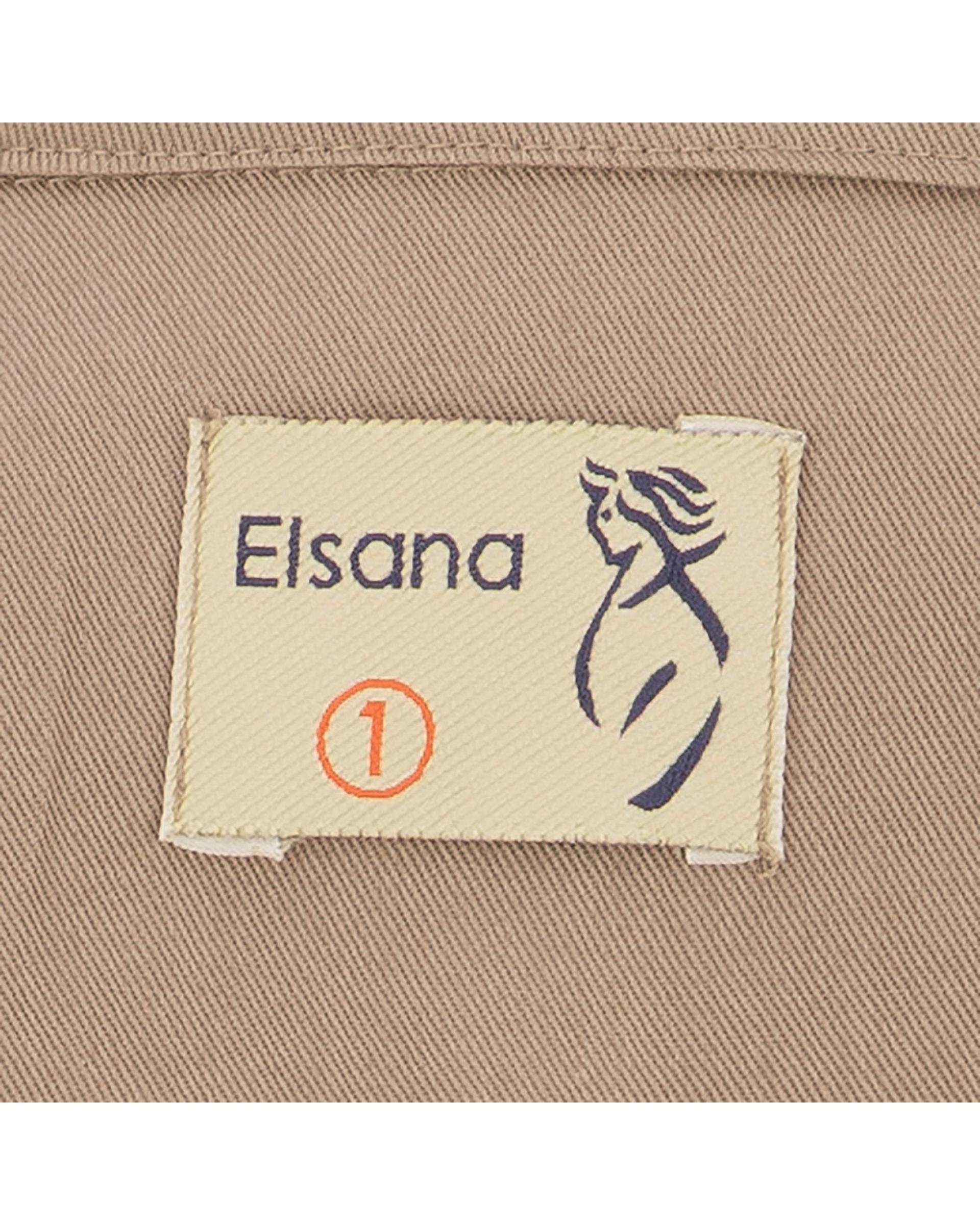 کت کراپ زنانه شکلاتی مدل آدوین السانا Elsana کد 2435