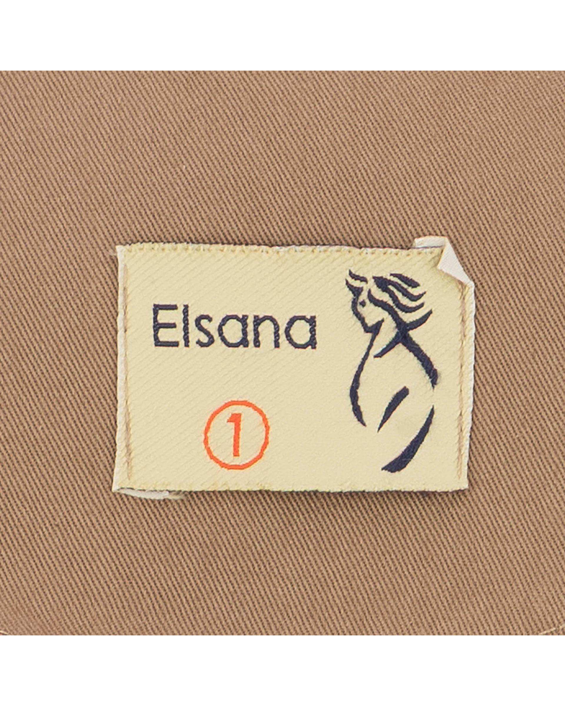 کت کراپ زنانه شکلاتی مدل آیریک السانا Elsana کد 2436