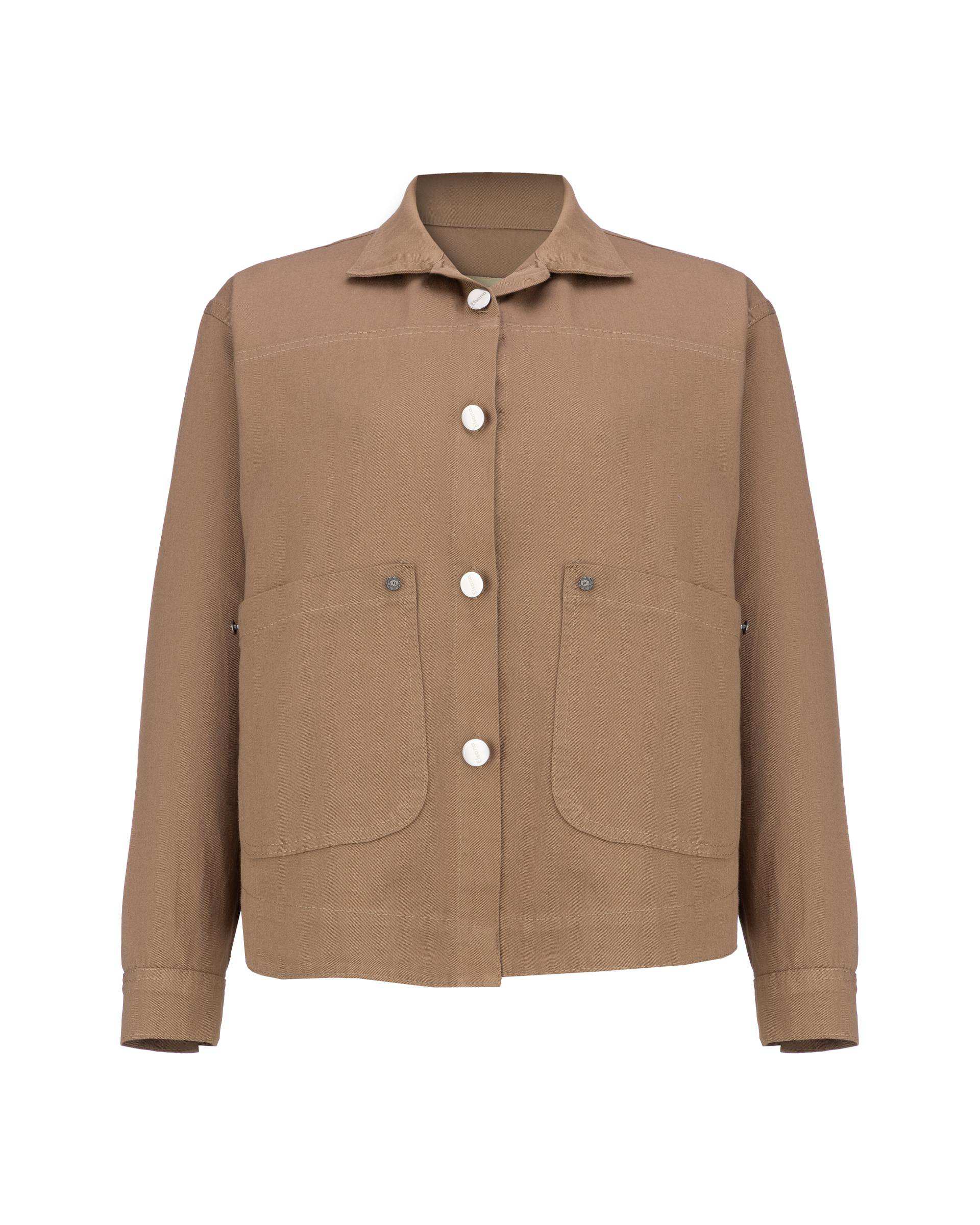 کت کراپ زنانه شکلاتی مدل آیریک السانا Elsana کد 2436