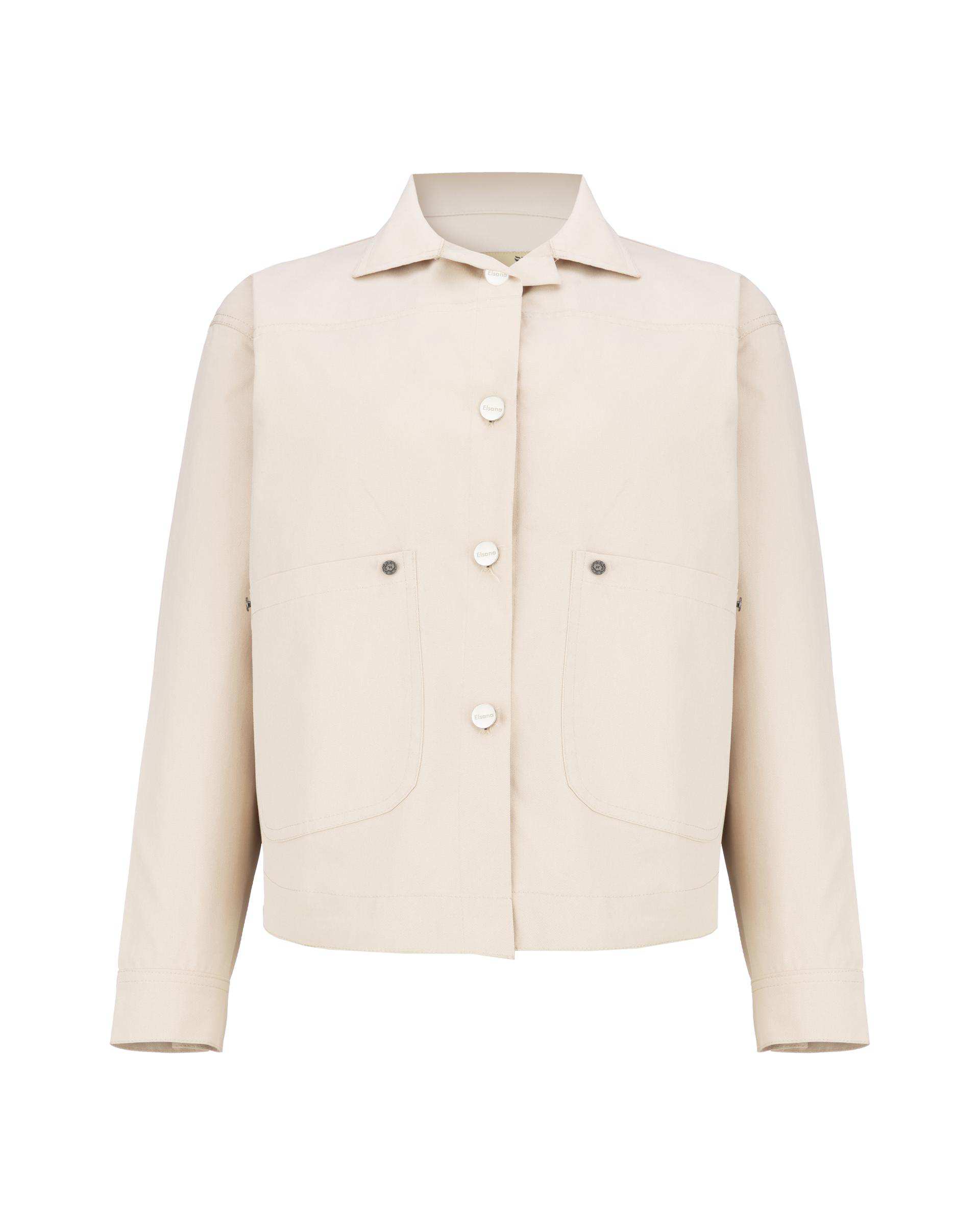 کت کراپ زنانه کرم مدل آیریک السانا Elsana کد 2436