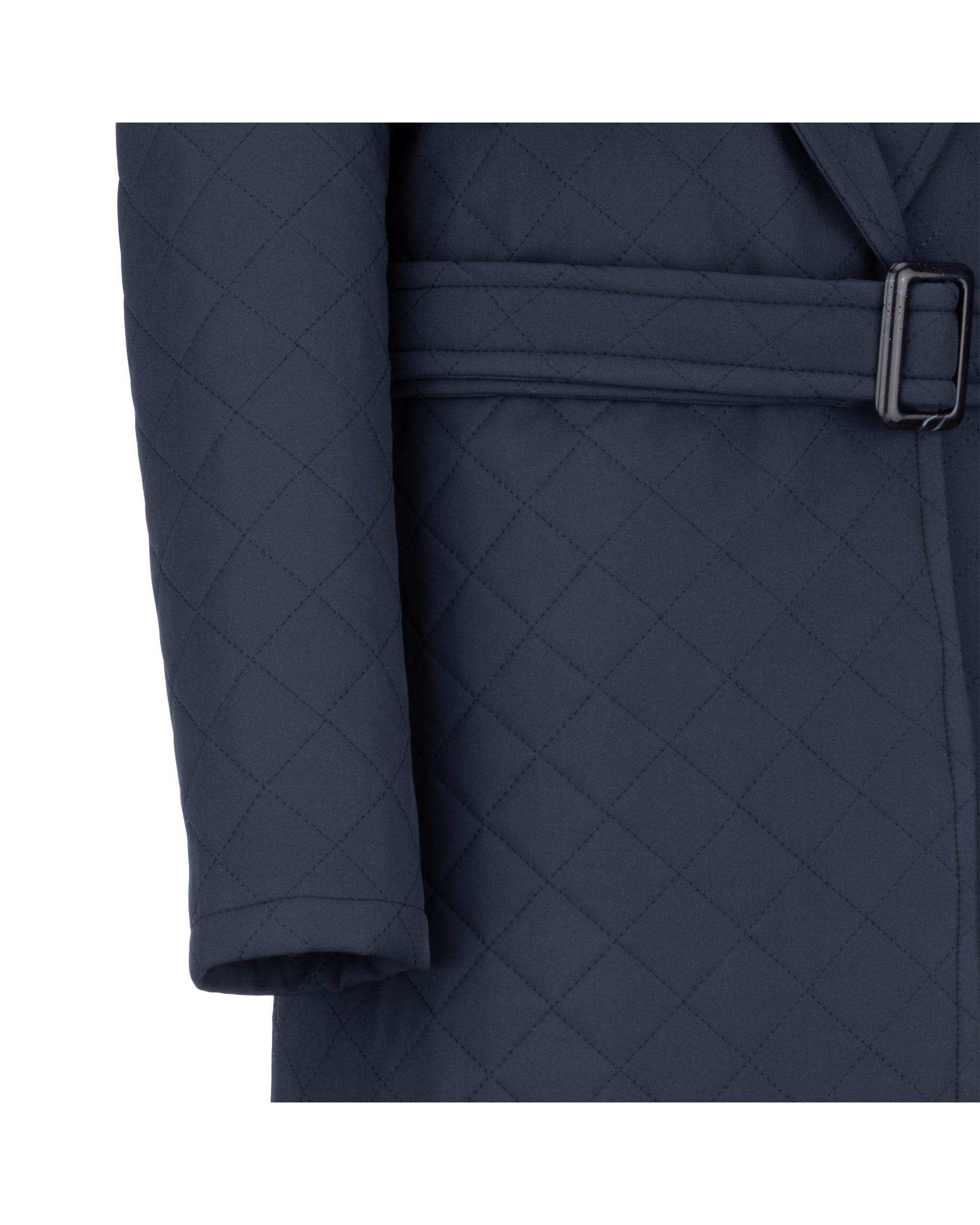 کاپشن زنانه سرمه ای تیره مدل ماهکان السانا Elsana کد 2438