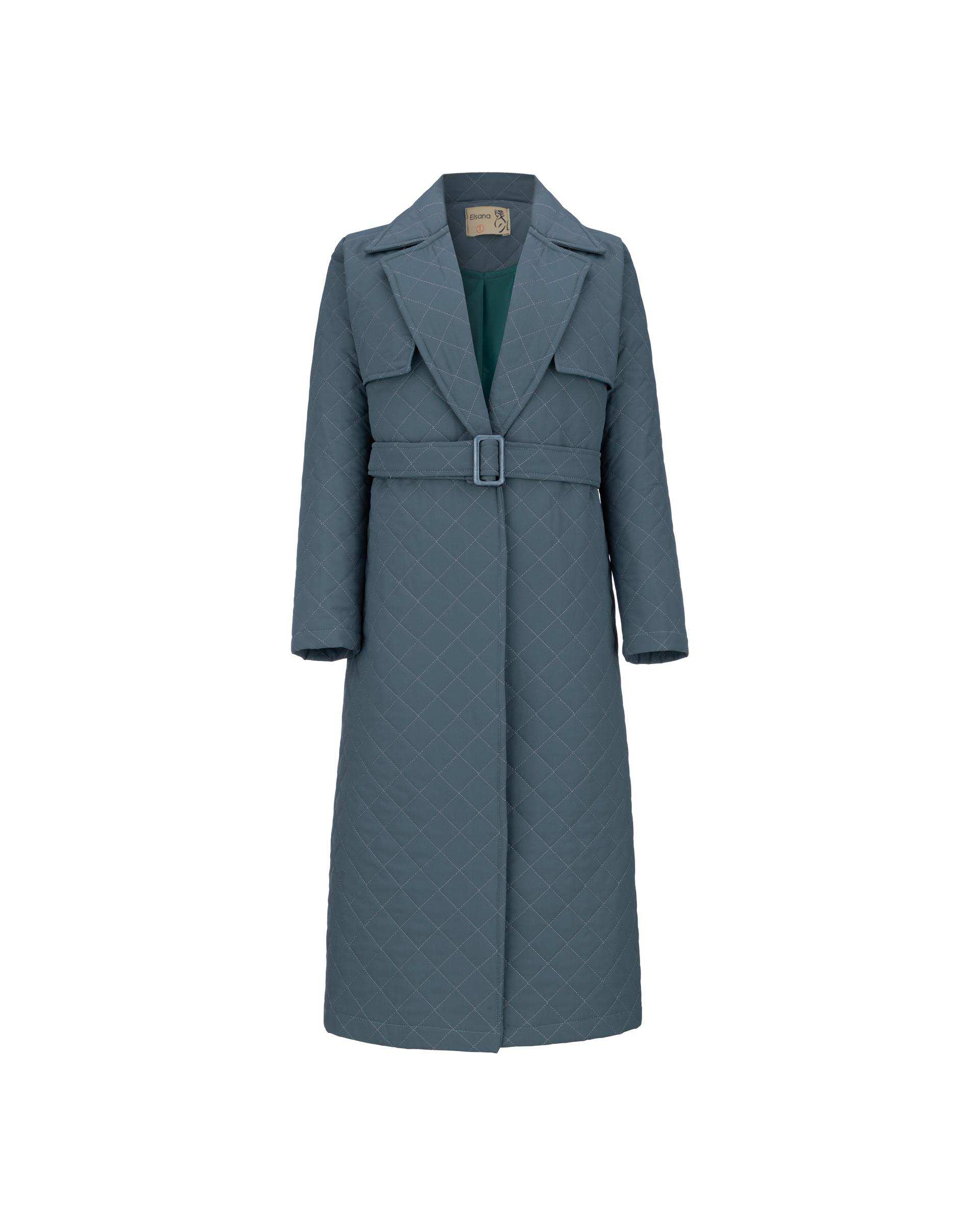 کاپشن زنانه سبز کله غازی مدل ماهکان السانا Elsana کد 2438