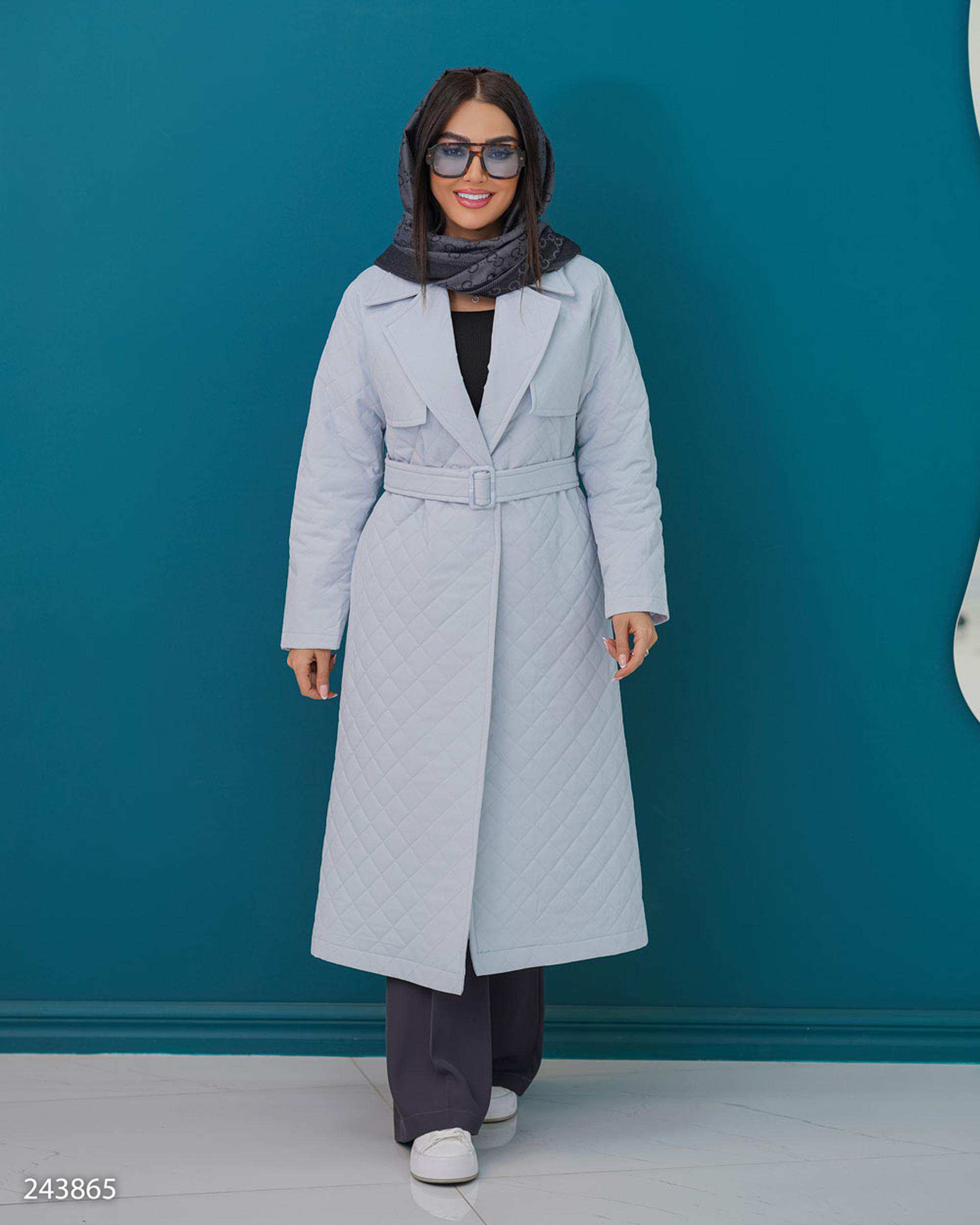 کاپشن زنانه آبی آسمانی مدل ماهکان السانا Elsana کد 2438