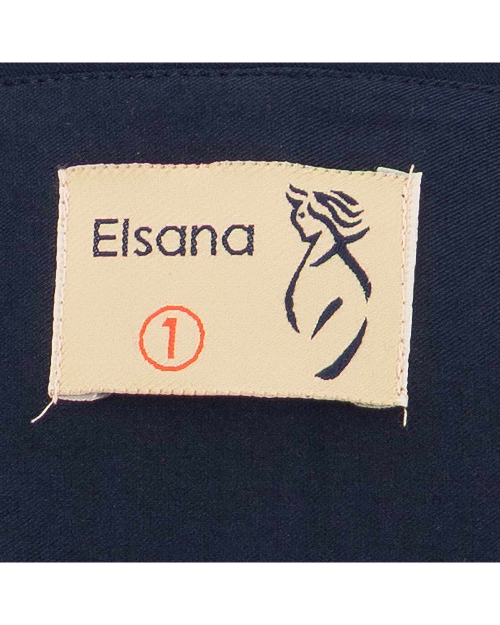 مانتو کتی زنانه سرمه ای مدل فرهام السانا Elsana کد 2439