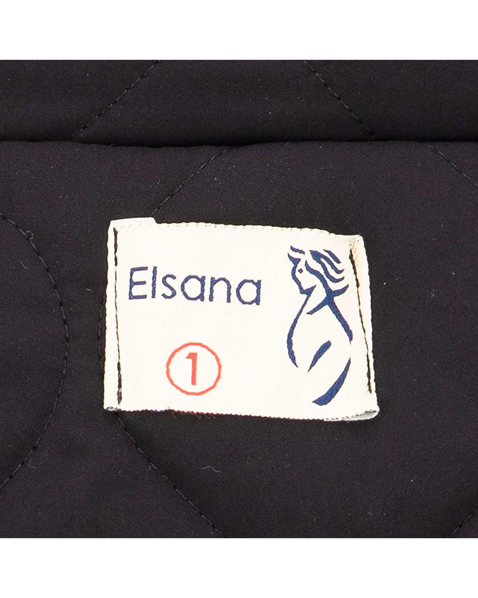 کاپشن زنانه مشکی مدل راشن السانا Elsana کد 2440