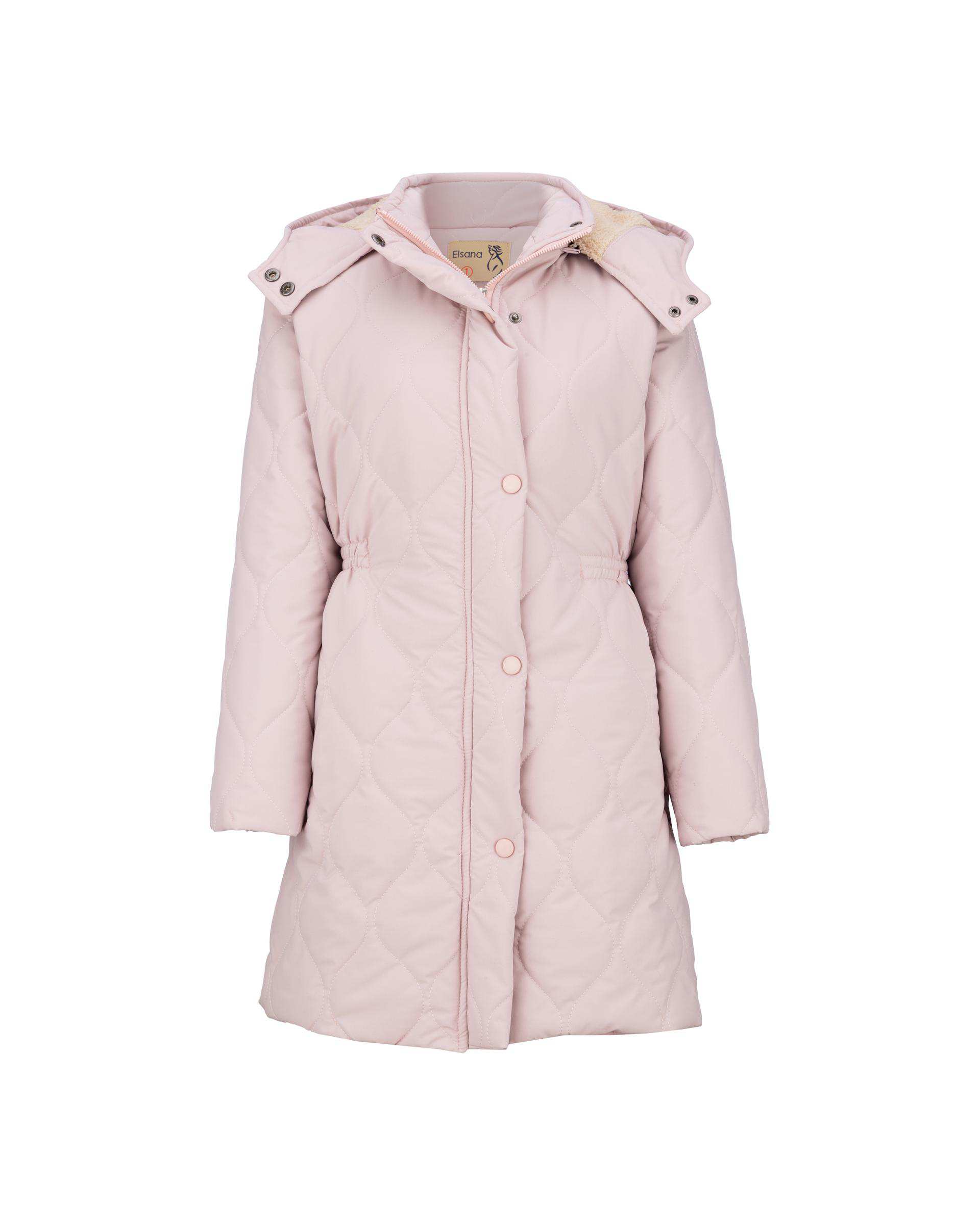 کاپشن زنانه کالباسی مدل راشن السانا Elsana کد 2440