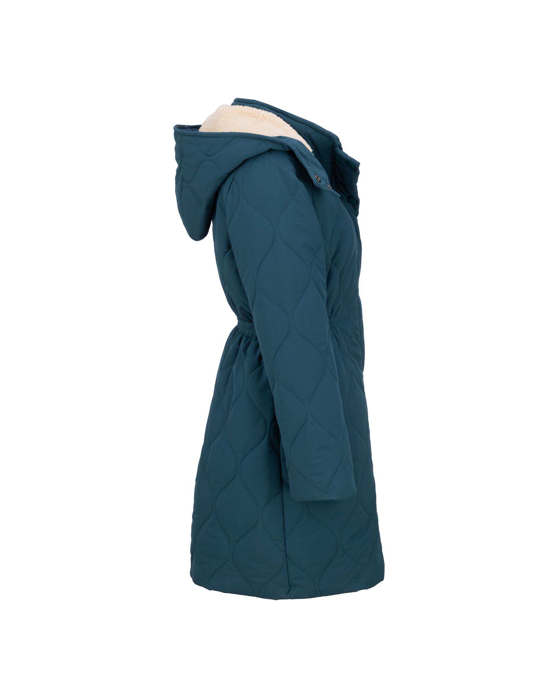 کاپشن زنانه سبز کله غازی مدل راشن السانا Elsana کد 2440