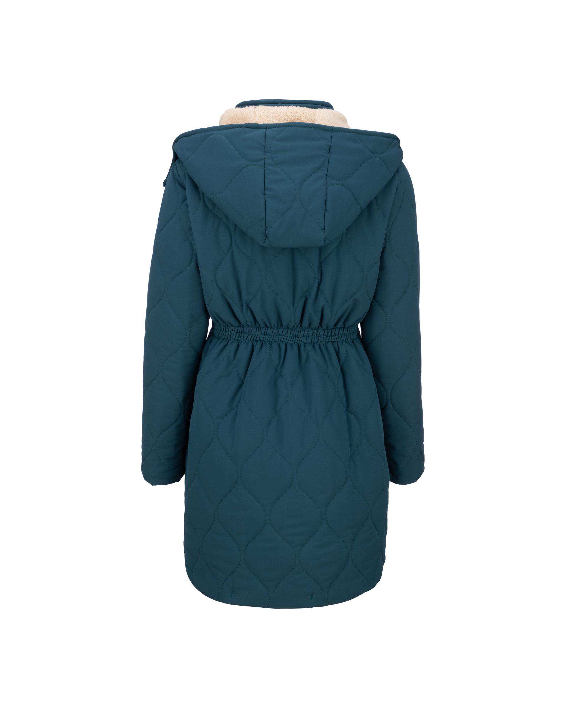 کاپشن زنانه سبز کله غازی مدل راشن السانا Elsana کد 2440