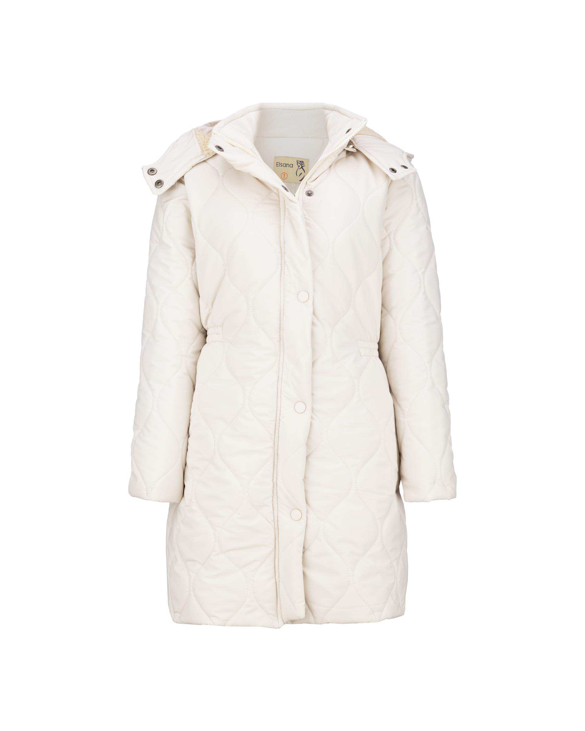 کاپشن زنانه استخوانی مدل راشن السانا Elsana کد 2440