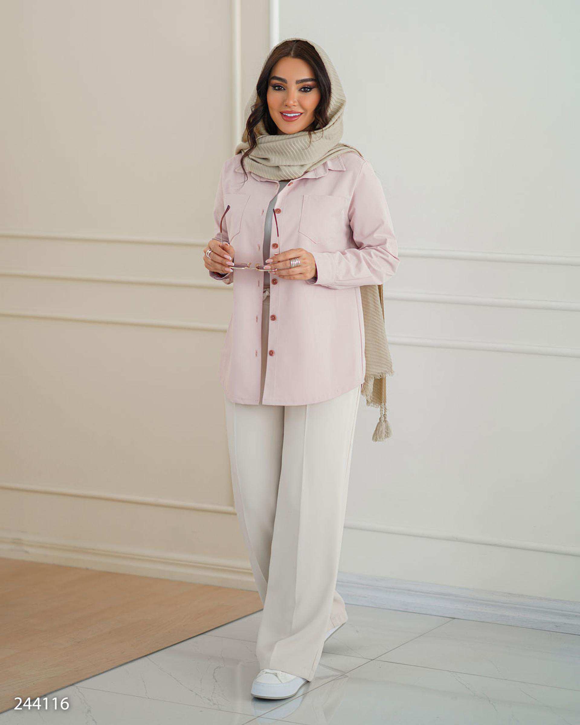 شومیز زنانه کالباسی مدل نارینا السانا Elsana کد 2441