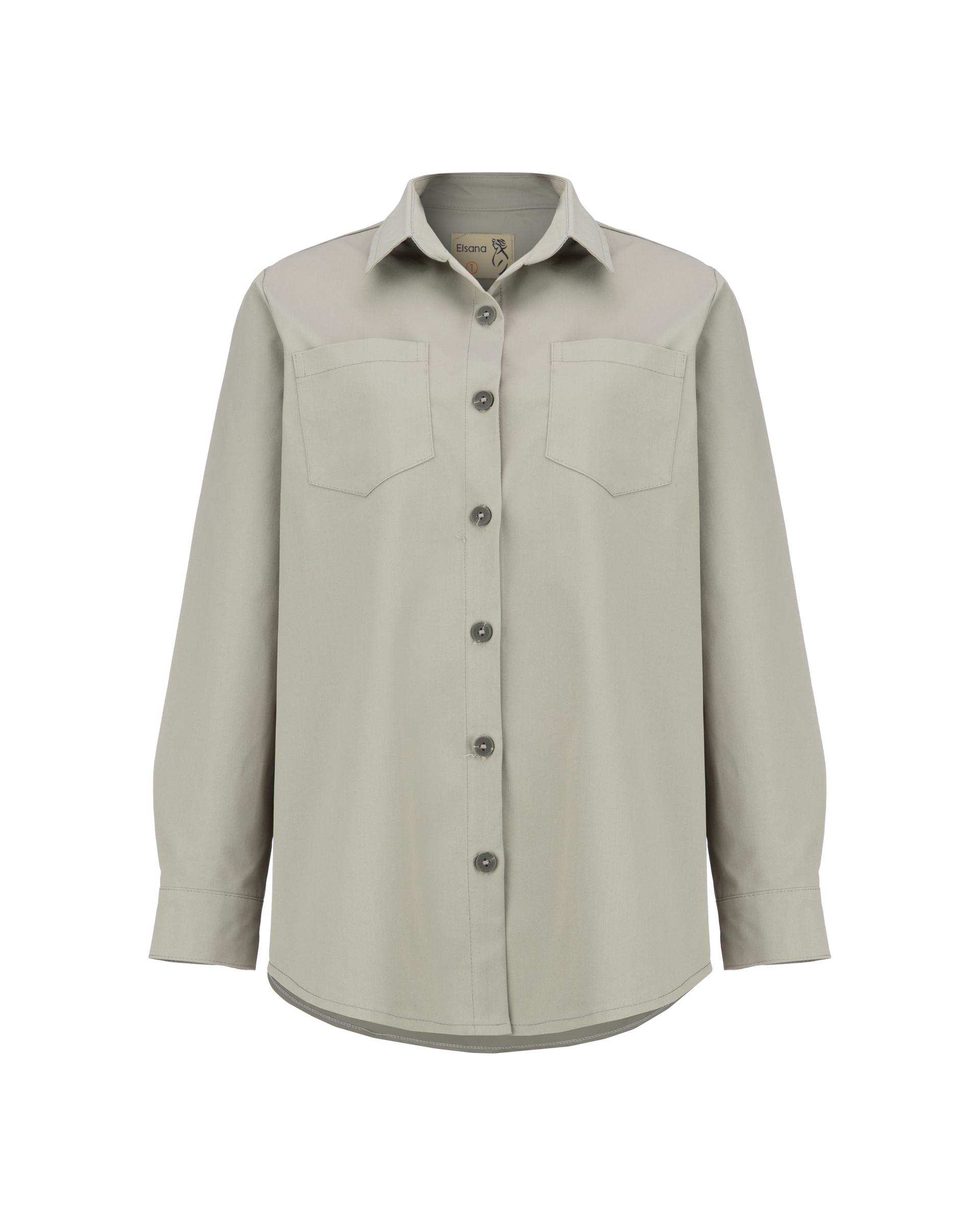 شومیز زنانه سبز سدری مدل نارینا السانا Elsana کد 2441