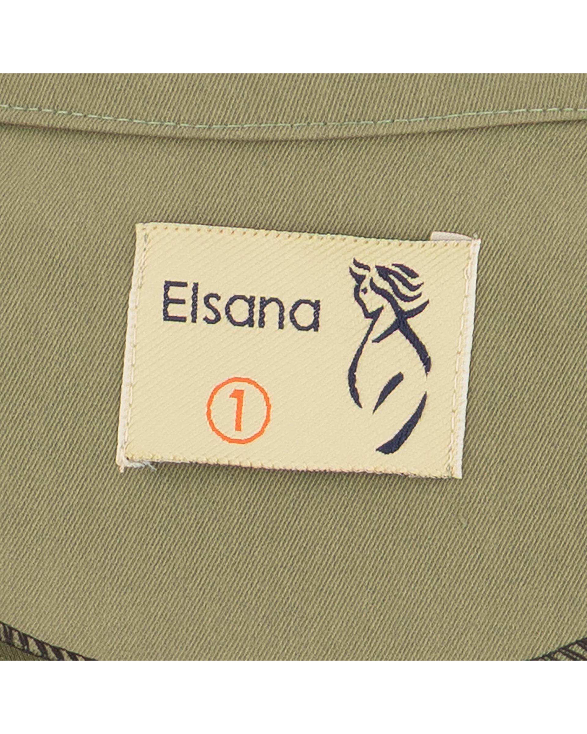 شومیز زنانه سبز یشمی مدل نارینا السانا Elsana کد 2441