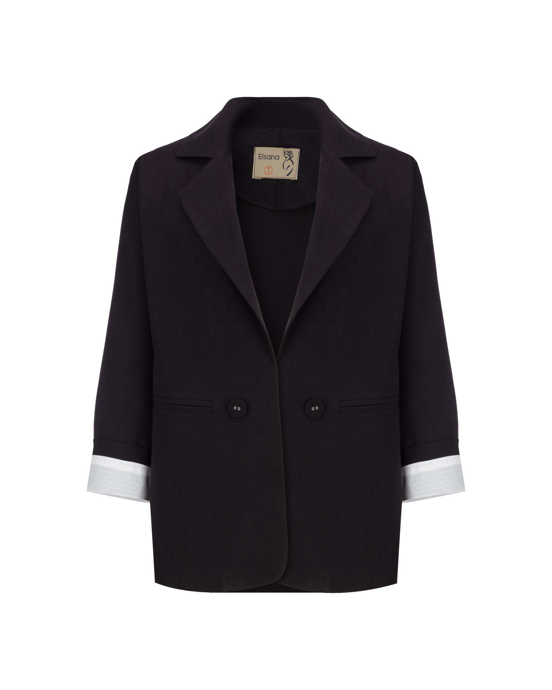 ست کت و شلوار زنانه مشکی مدل سینداد السانا Elsana کد 2444