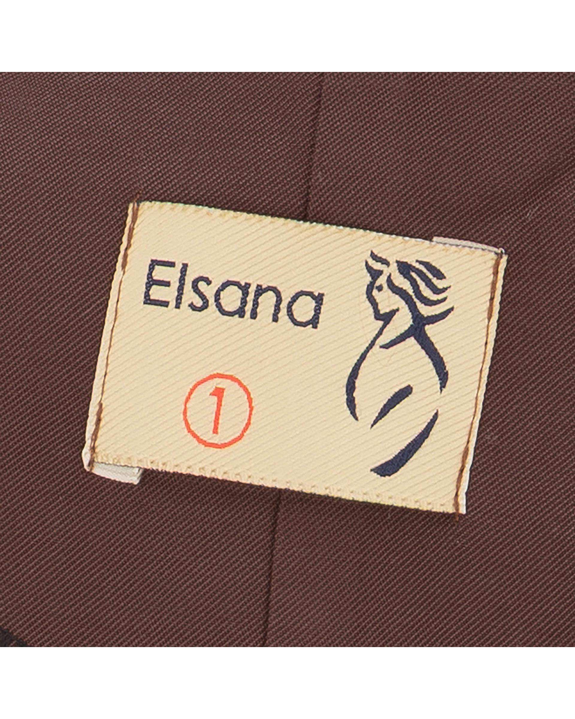 ست کت و شلوار زنانه قهوه ای مدل سینداد السانا Elsana کد 2444