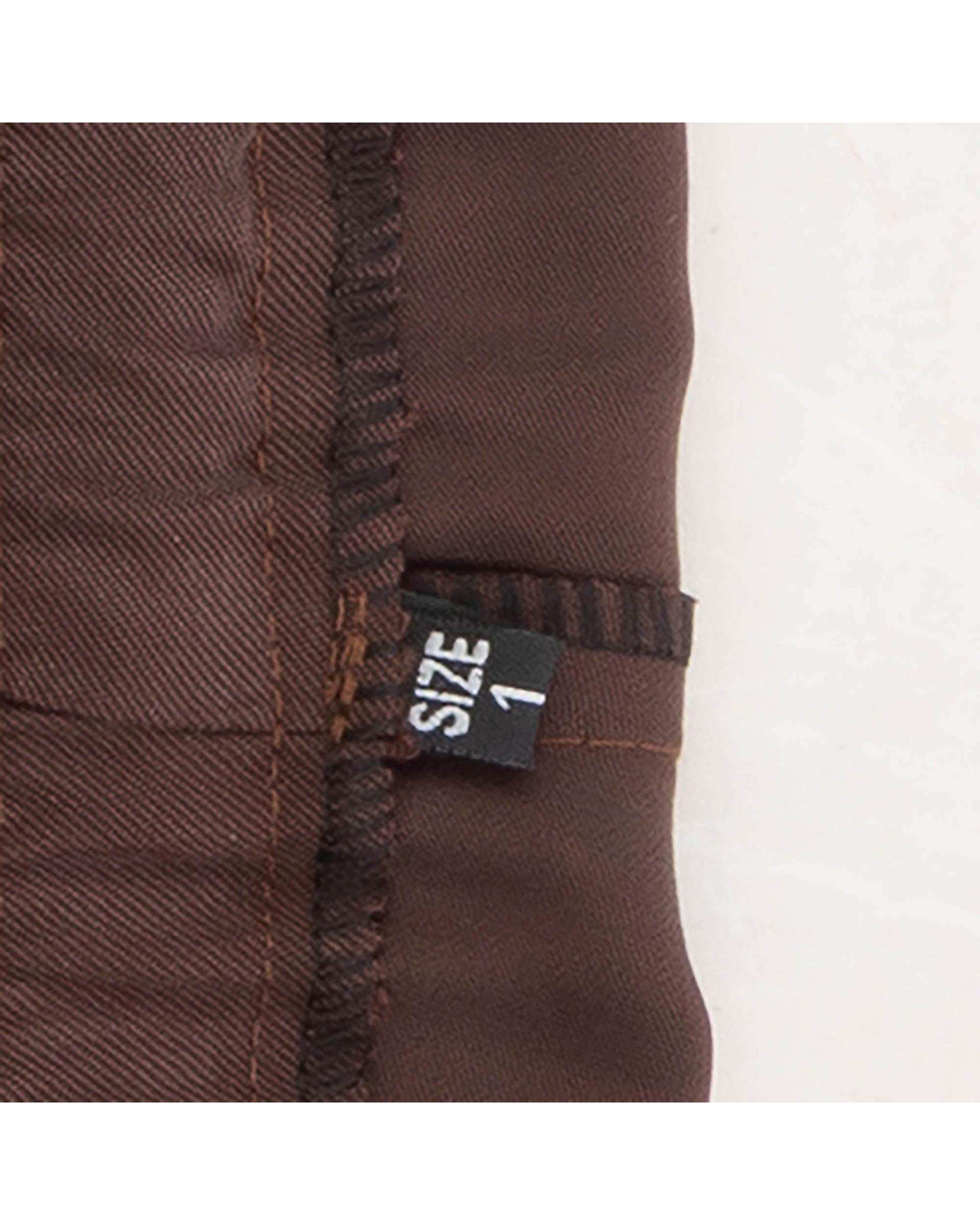 ست کت و شلوار زنانه قهوه ای مدل سینداد السانا Elsana کد 2444