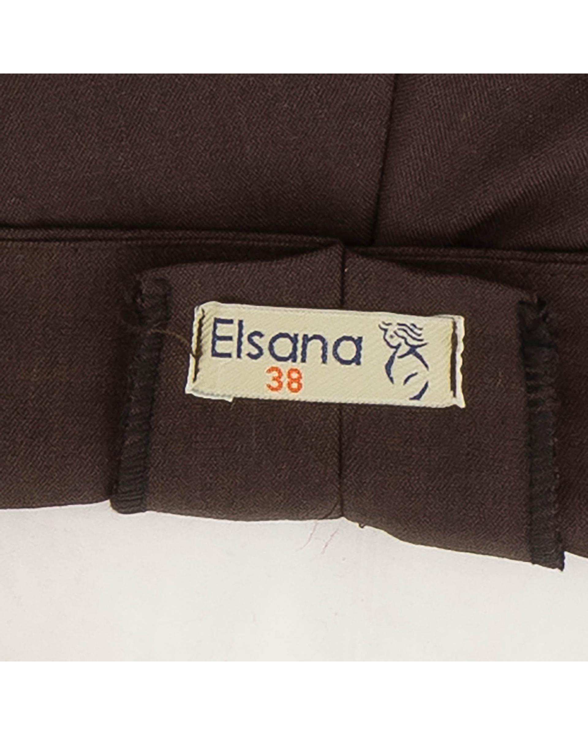 شلوار زنانه قهوه ای مدل پرسام السانا Elsana کد 2445