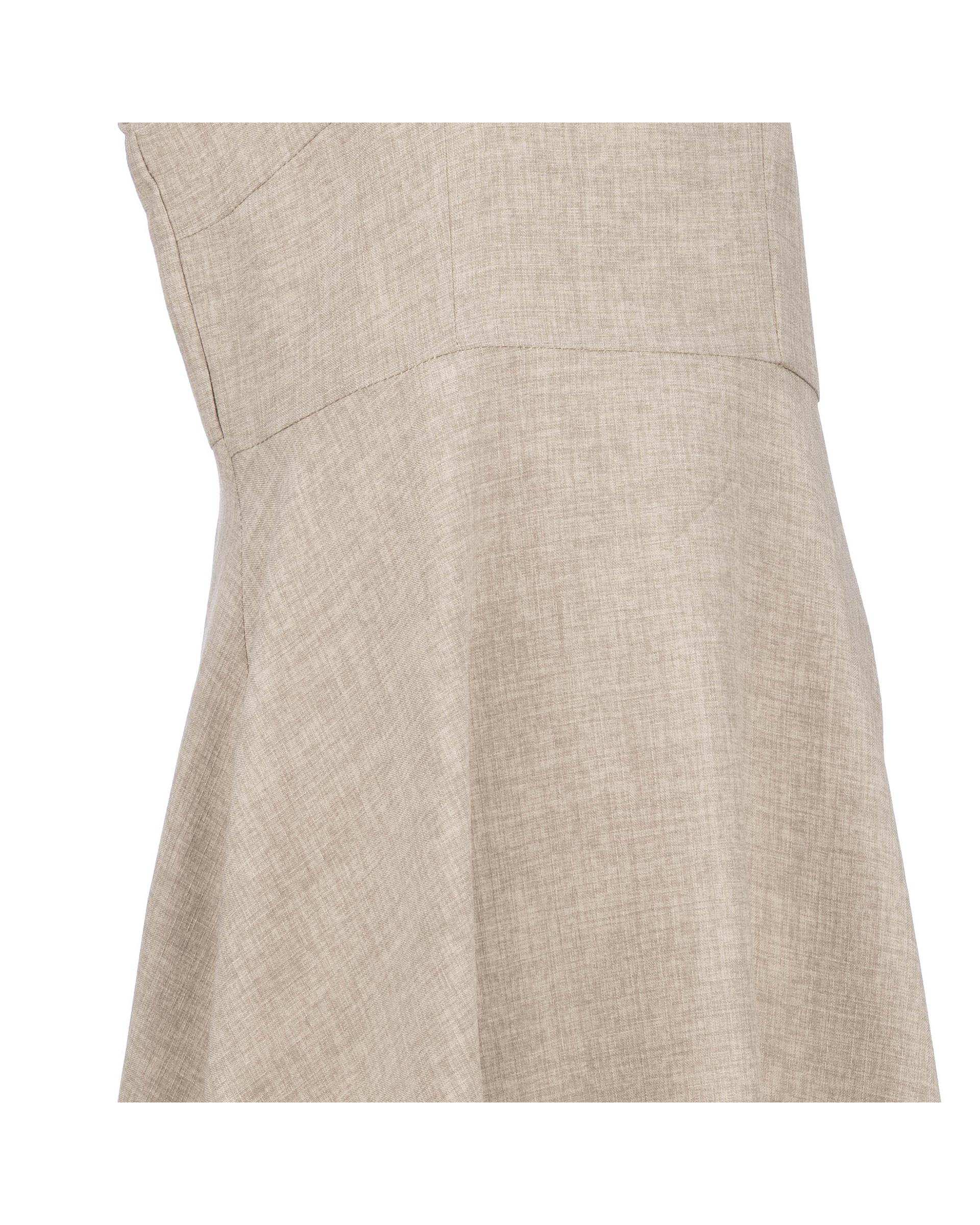 ست کت و سارافون زنانه خاکی مدل ماهیار السانا Elsana کد 2450