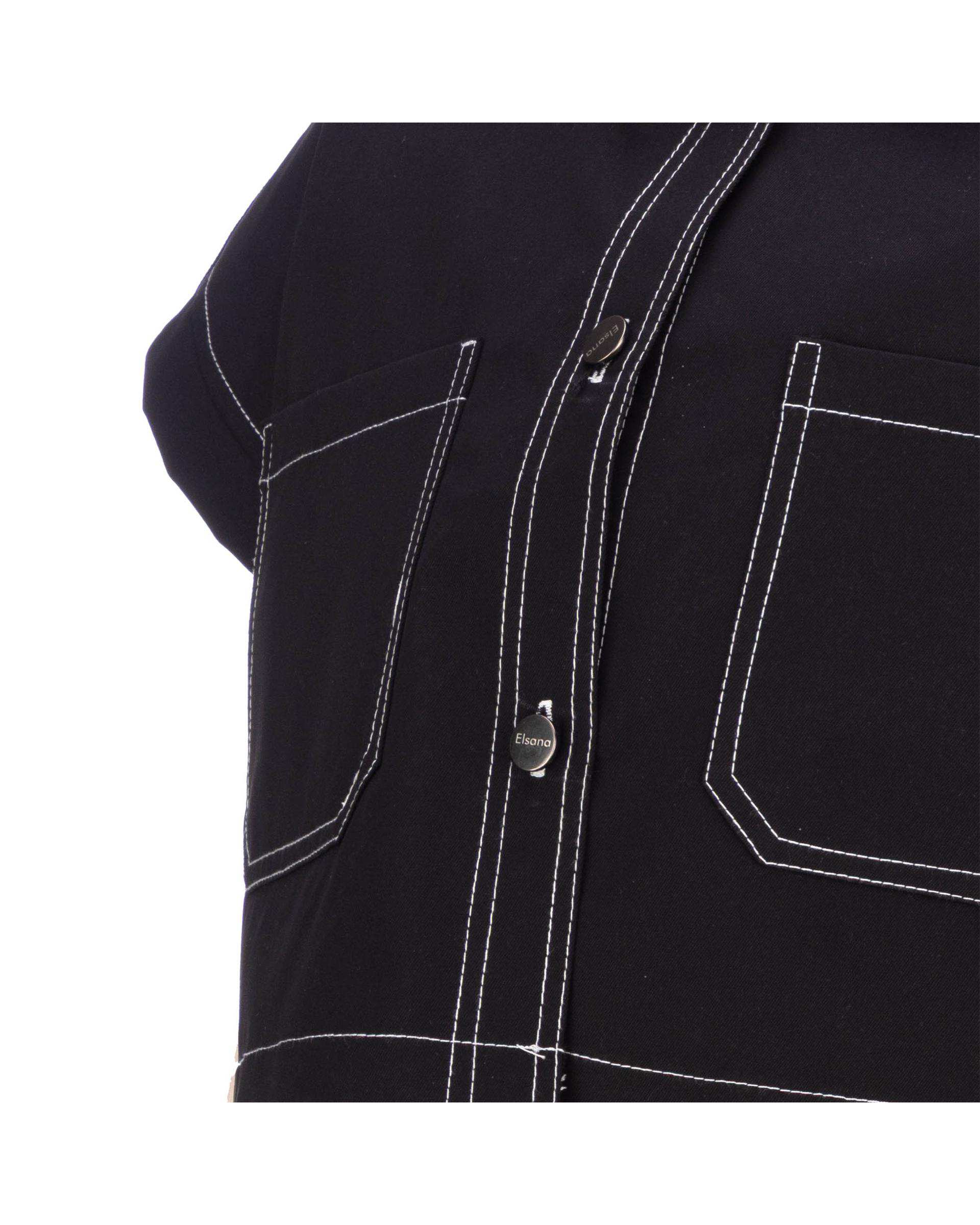 وست زنانه مشکی مدل نلیا السانا Elsana کد 2453