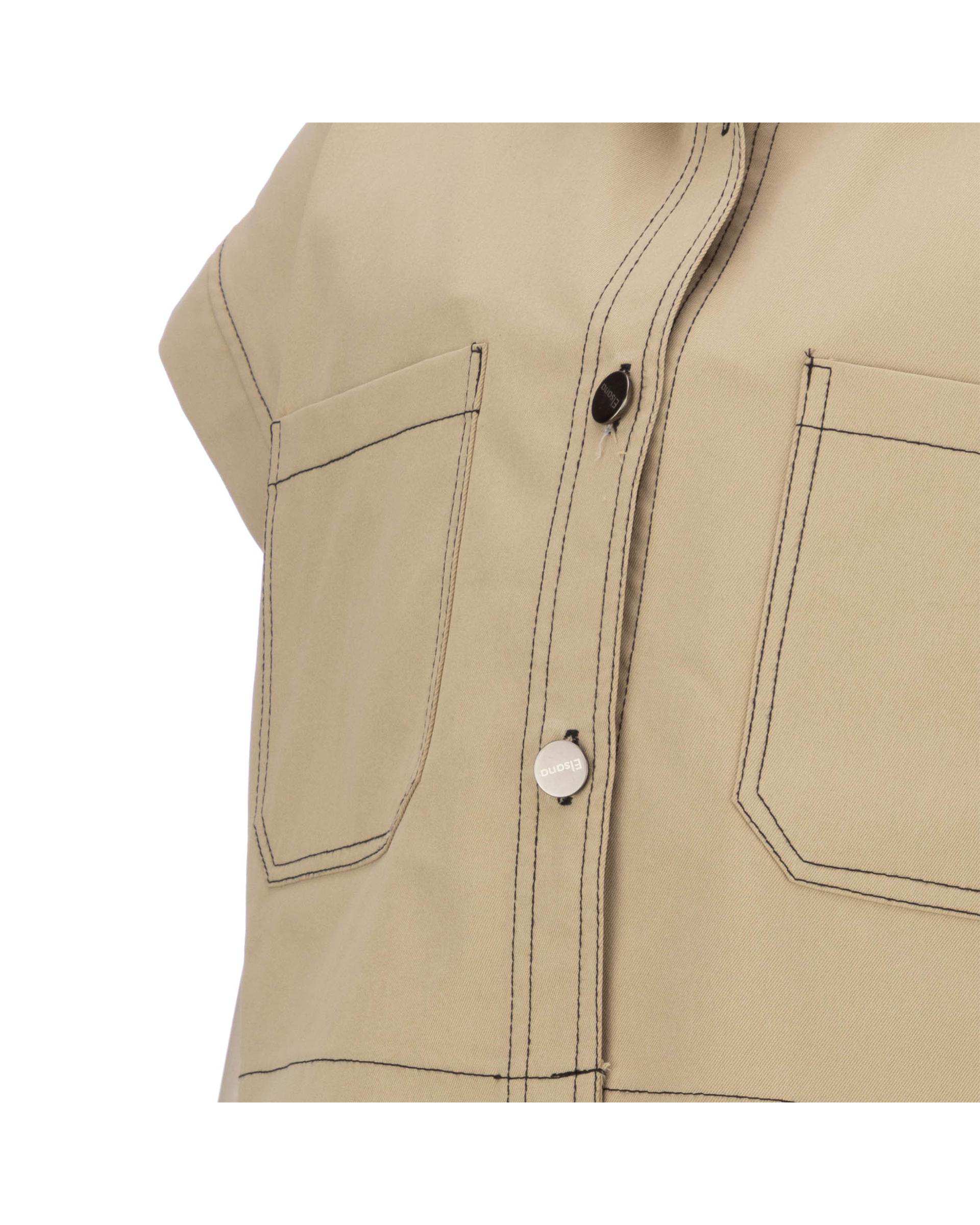 وست زنانه نخودی مدل نلیا السانا Elsana کد 2453