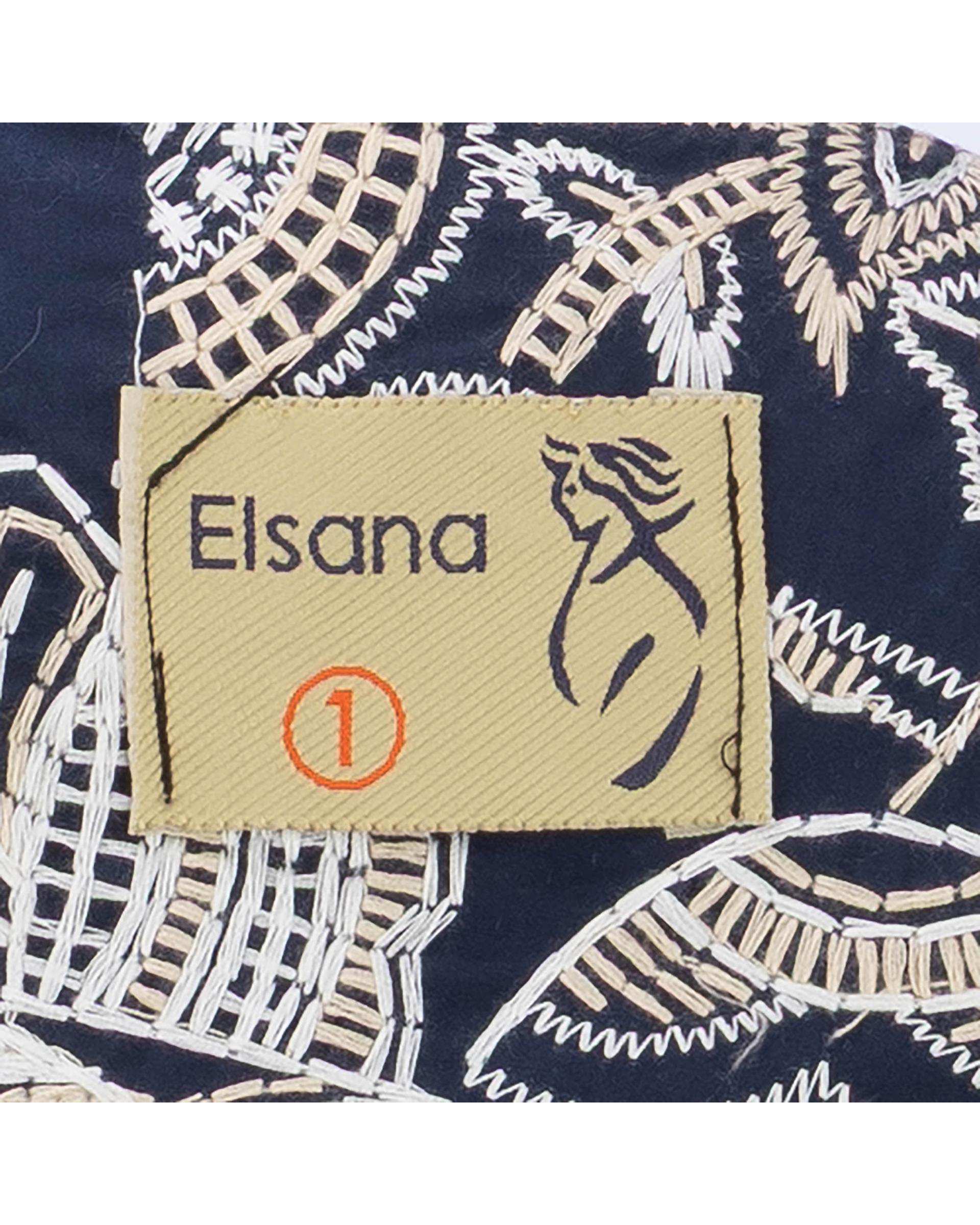 کت زنانه سرمه ای مدل یارنوش السانا Elsana کد 2455