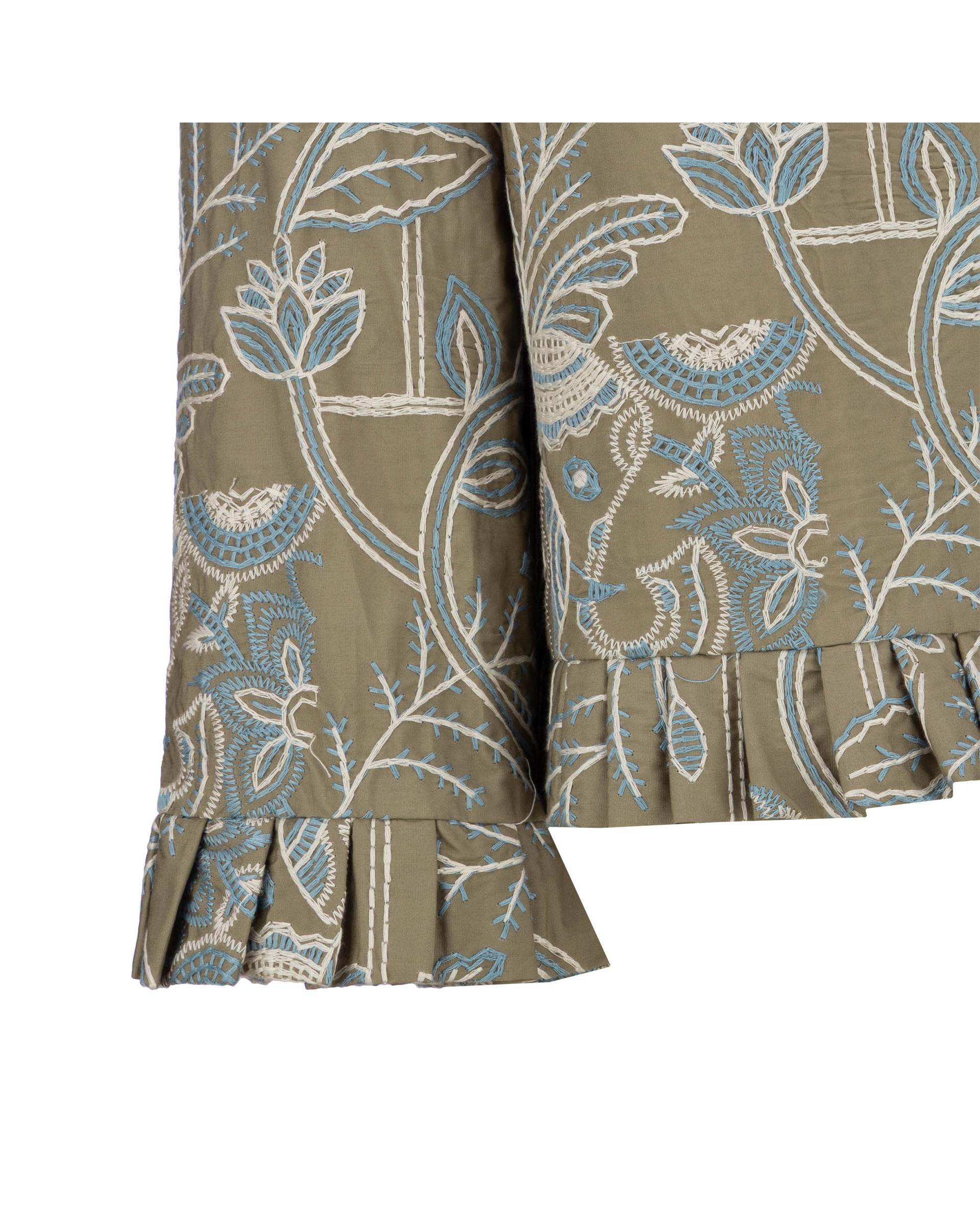 کت زنانه سبز سدری مدل یارنوش السانا Elsana کد 2455