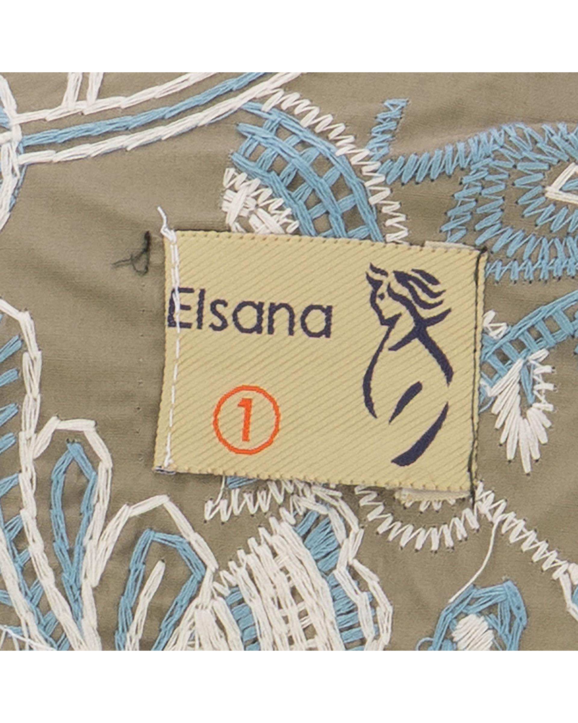 کت زنانه سبز سدری مدل یارنوش السانا Elsana کد 2455