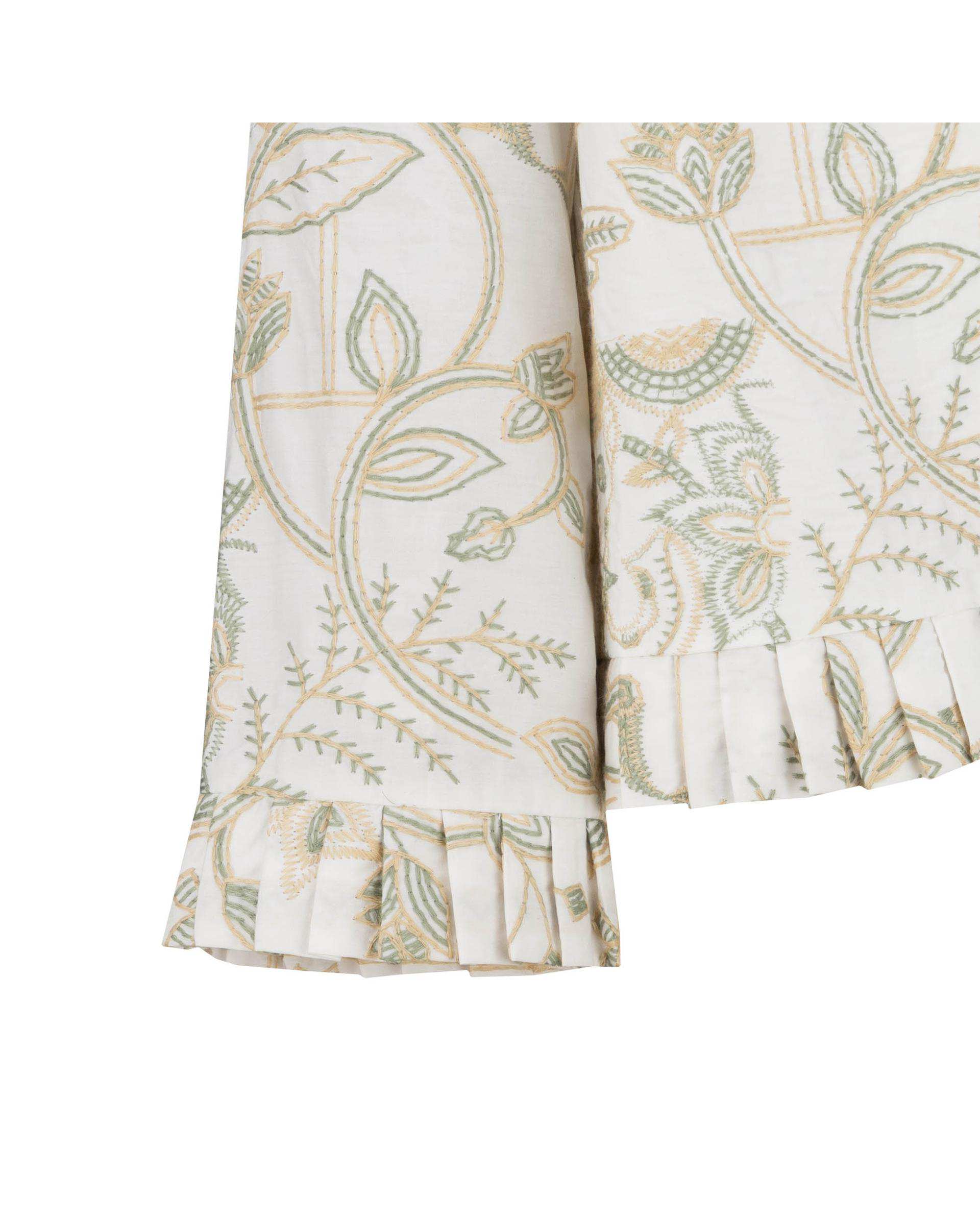 کت زنانه سفید مدل یارنوش السانا Elsana کد 2455