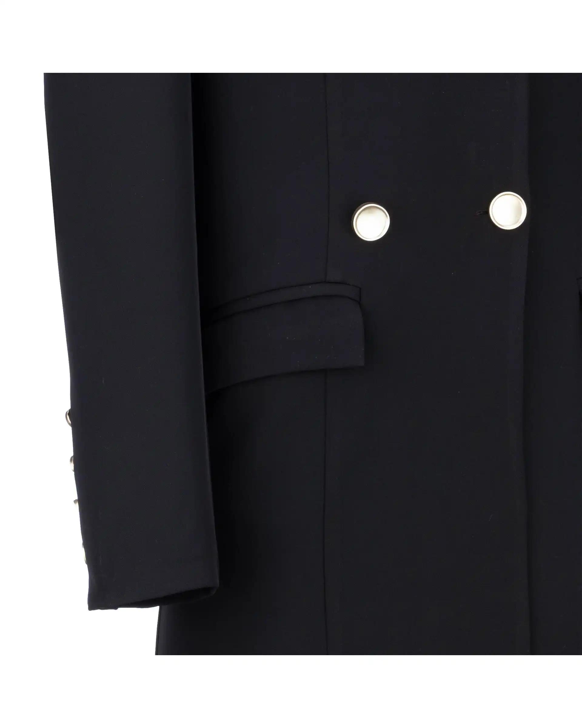 مانتو بلند زنانه مشکی مدل نعیمه السانا Elsana کد 2460