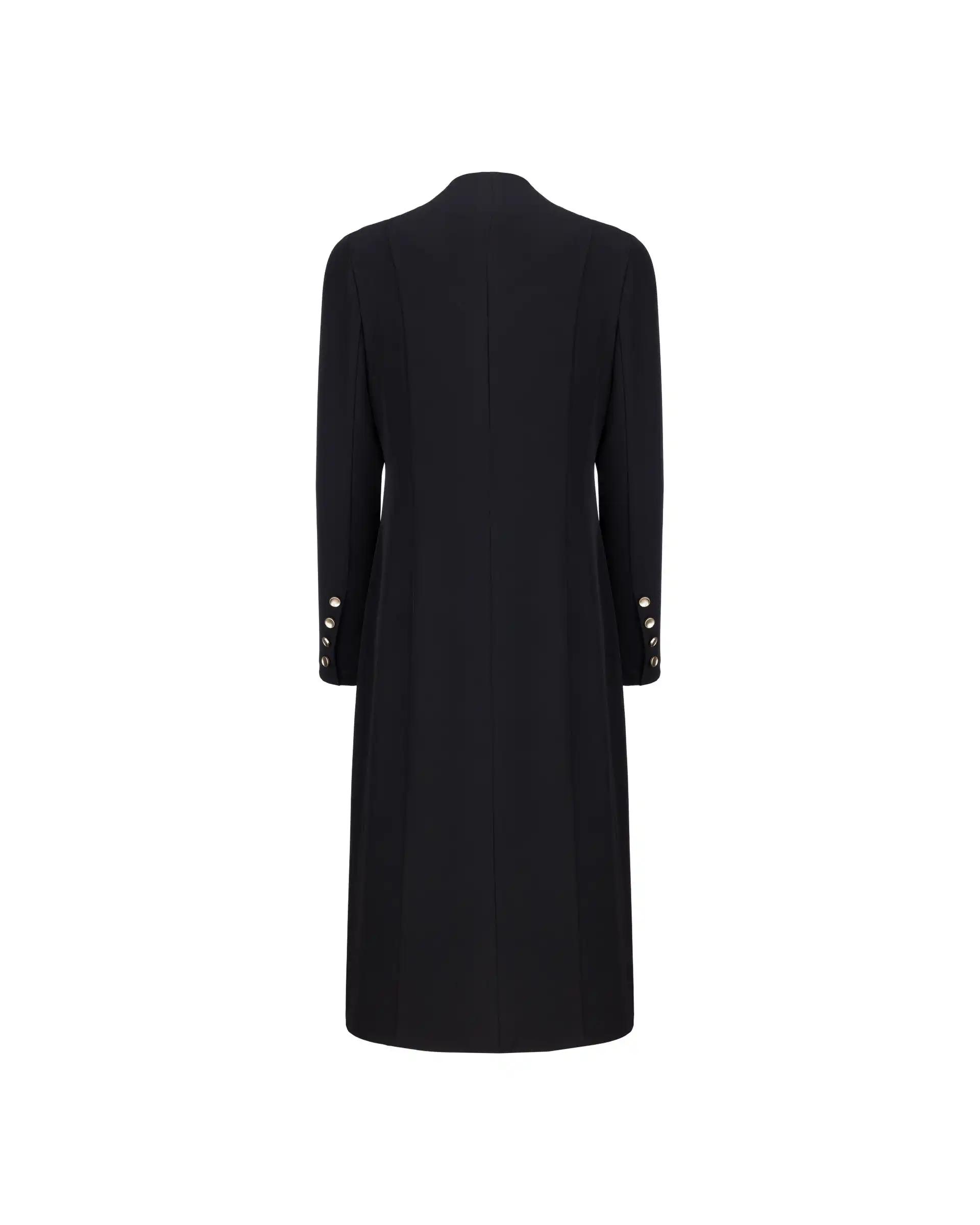 مانتو بلند زنانه مشکی مدل نعیمه السانا Elsana کد 2460