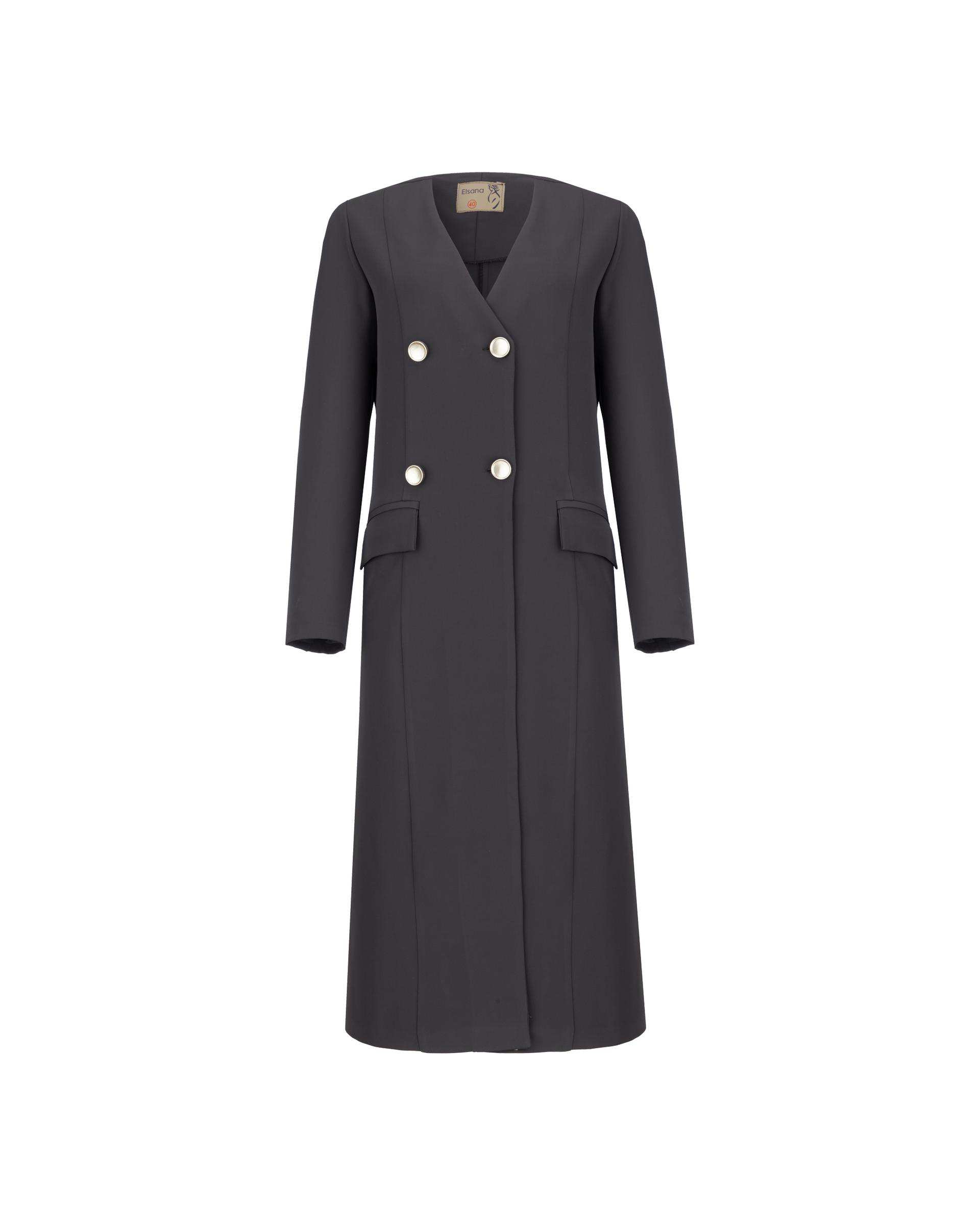 مانتو بلند زنانه فیلی مدل نعیمه السانا Elsana کد 2460