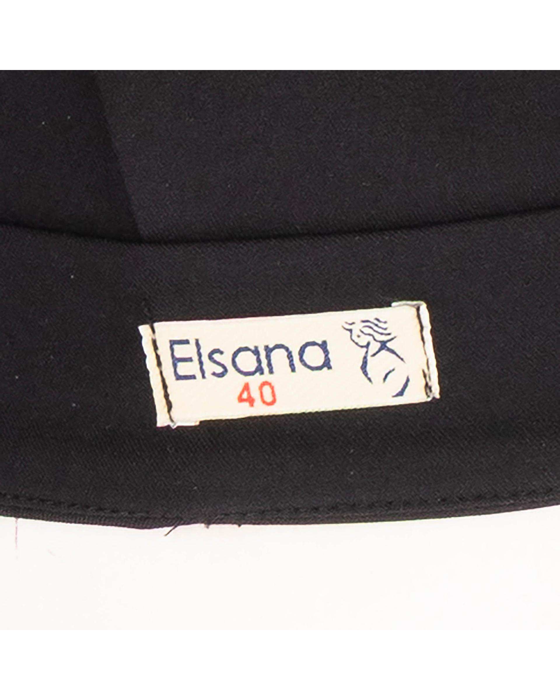 ست کت و شلوار زنانه مشکی مدل ماهگل السانا Elsana کد 2465