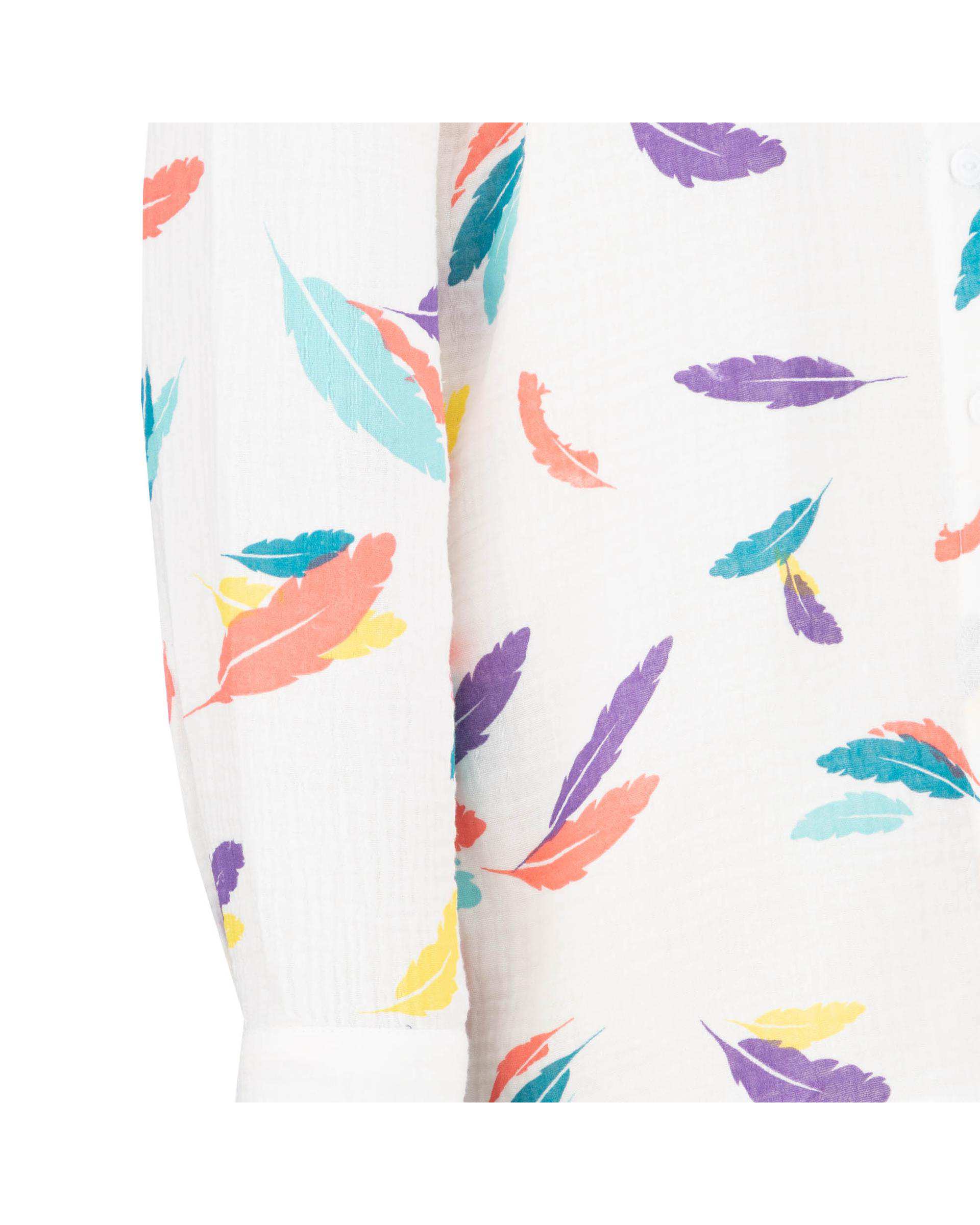 شومیز زنانه پر سفید مدل پارسانا السانا Elsana کد 2433